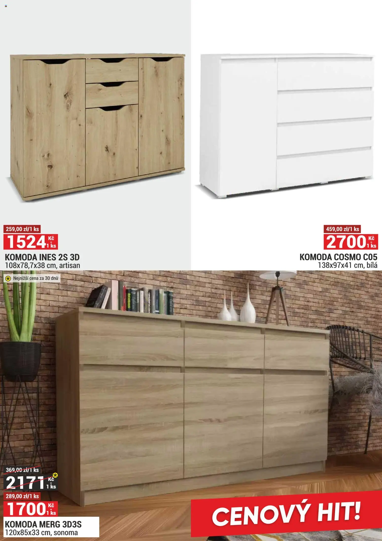 Merkury Market leták od 01.02.2026 | Strana: 9 | Produkty: Komoda