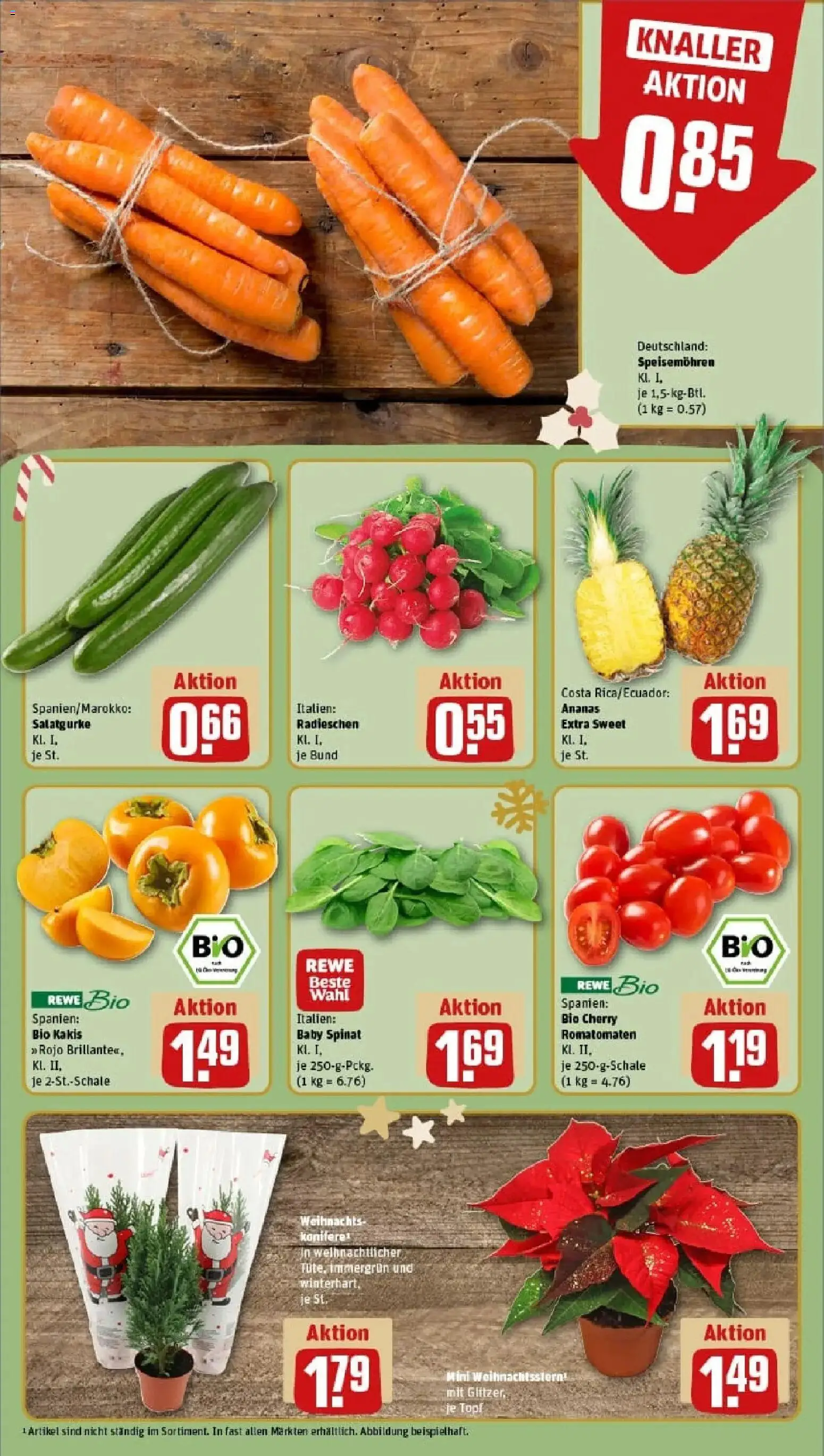 Rewe prospekt Köln / Heimersdorf	 – gültig ab 23.11.2025 | Seite: 9 | Produkte: Ananas, Kaki