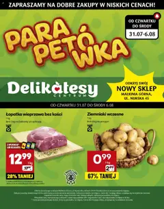 Pogląd oferty "Delikatesy Centrum Gazetka - Małkinia Górna Otwarcie" - ważna od 31.07.2025