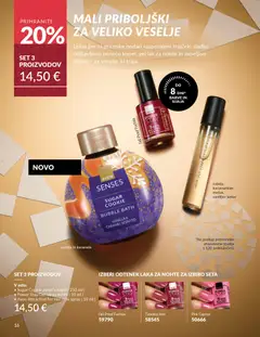 Avon katalog akcije – veljaven od 01.12.2025 | Stran: 20 | Izdelki: Kopel, Lak za nohte, Priboljški, Lak