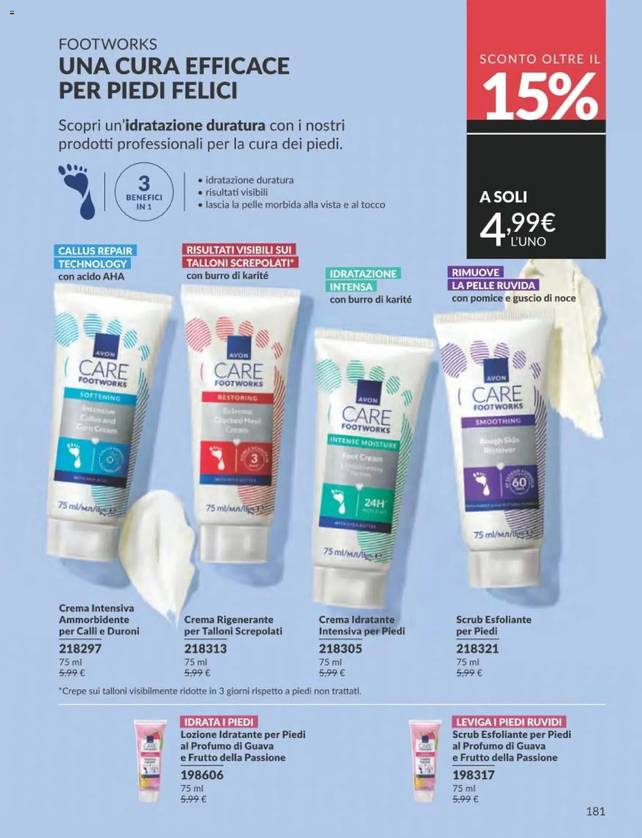 Volantino Avon del 01.09.2025 | Pagina: 181 | Prodotti: Crema, Ammorbidente, Scrub, Burro
