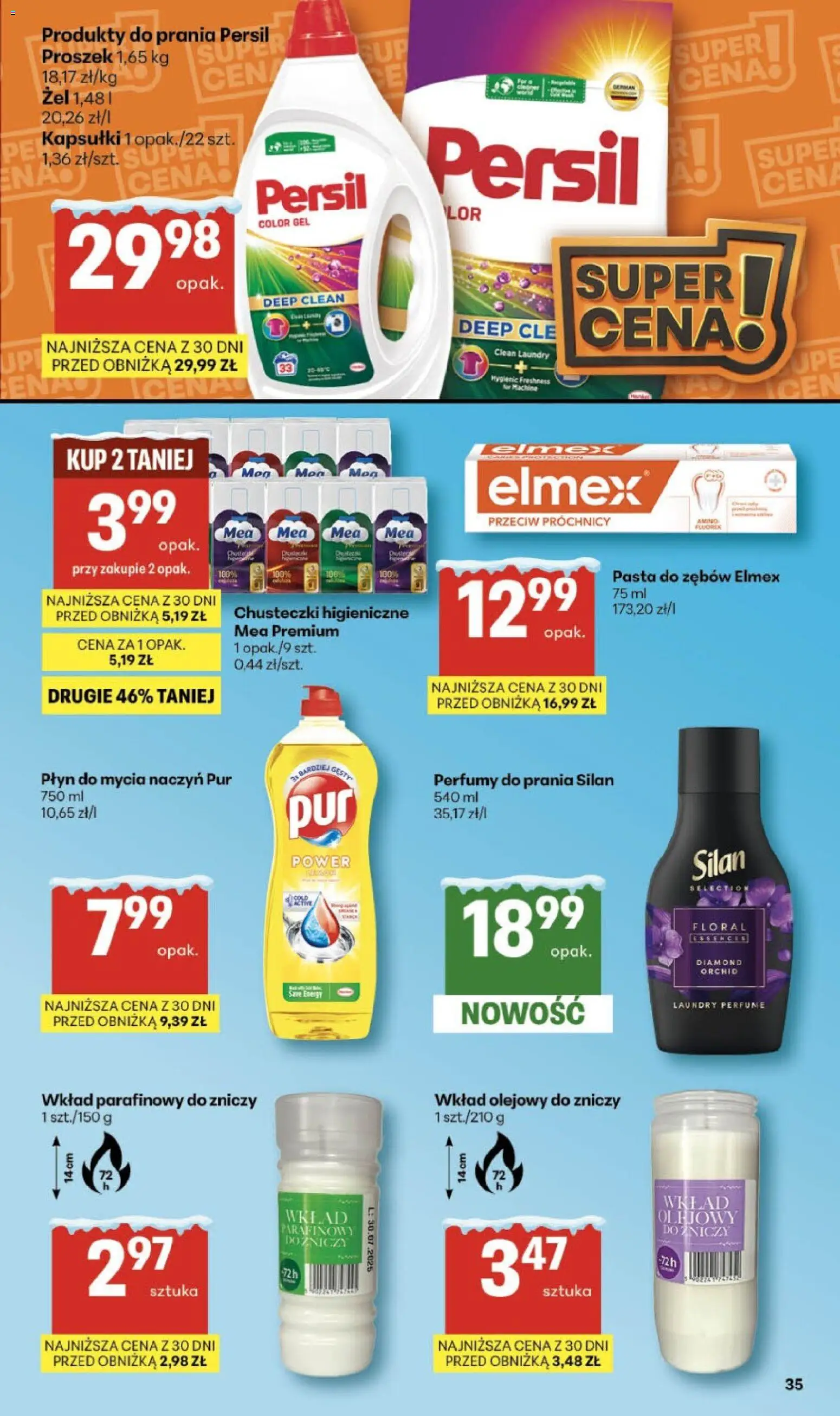 Delikatesy Centrum Gazetka - Sklepy Własne od 29.01.2026 | Strona: 35 | Produkty: Persil, Chusteczki higieniczne, Perfumy, Pasta do zębów