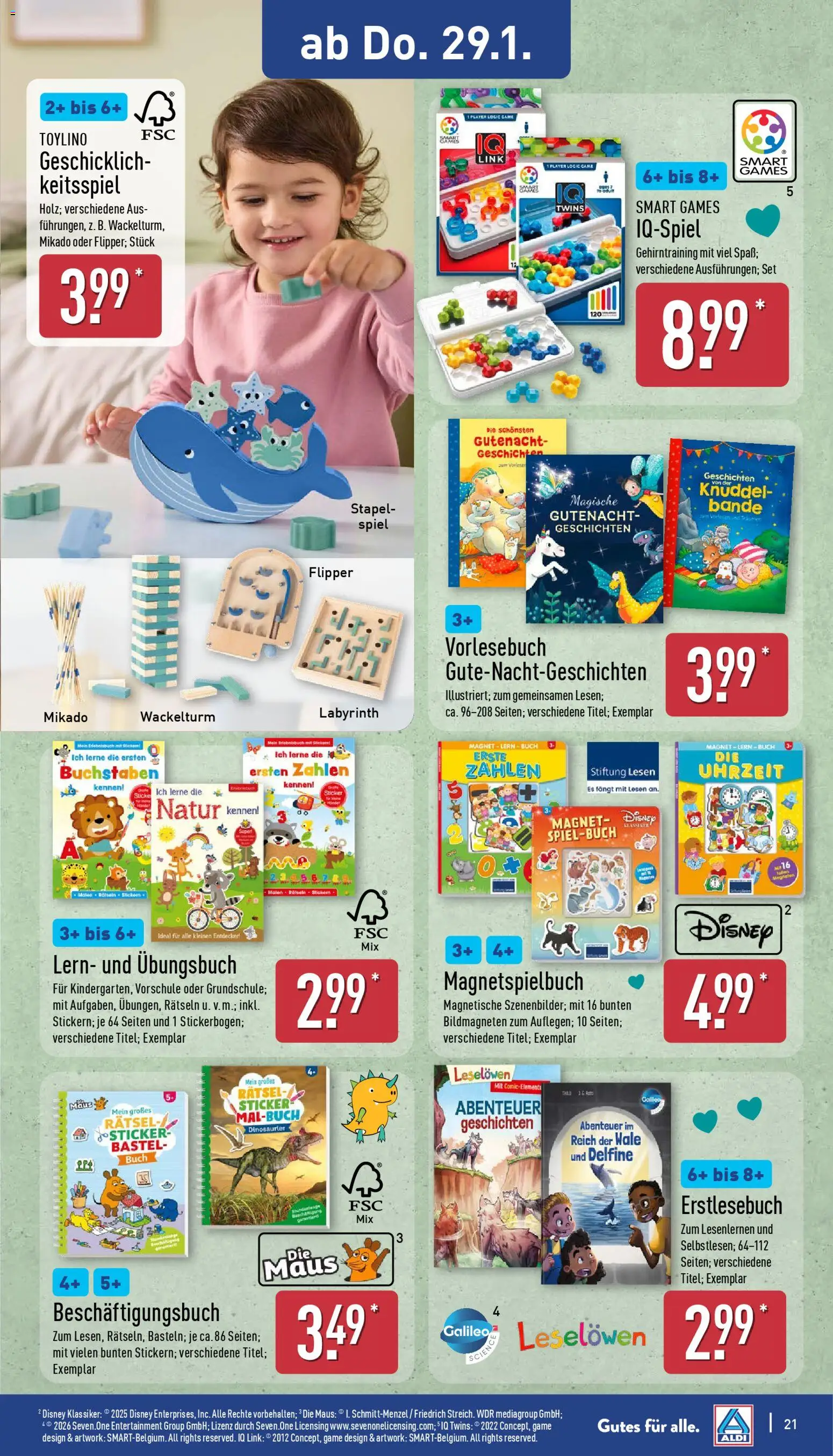 Aldi Prospekt 	 – gültig ab 26.01.2026 | Seite: 23 | Produkte: Spiel, Maus, Player