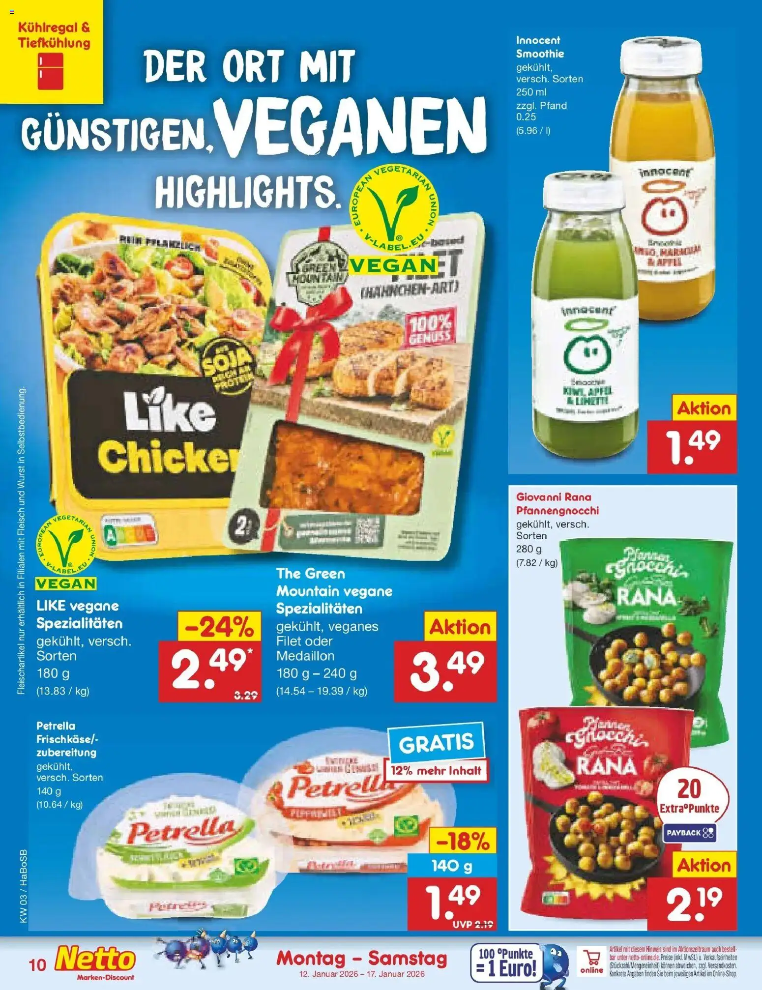 Netto Marken-Discount prospekt Wuppertal	 – gültig ab 12.01.2026 | Seite: 10 | Produkte: Äpfel, Wurst, Fleisch
