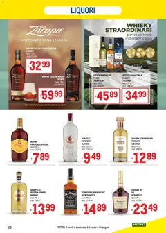 Anteprima del volantino Metro volantino valido a partire dal 19.03.2026 | Pagina: 29 | Prodotti: Whisky, Rum, Grappa