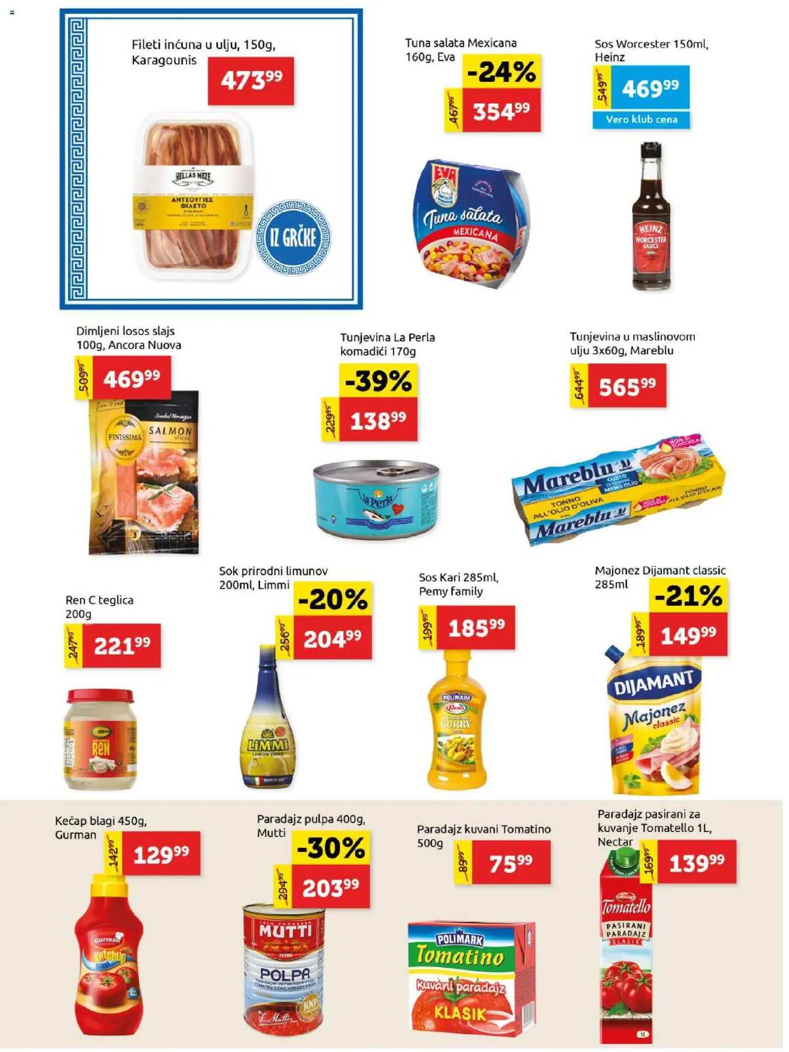 SuperVERO katalog - važi od 13.11.2025 | Strana: 8 | Proizvode: Majonez, Salata, Sos, Paradajz