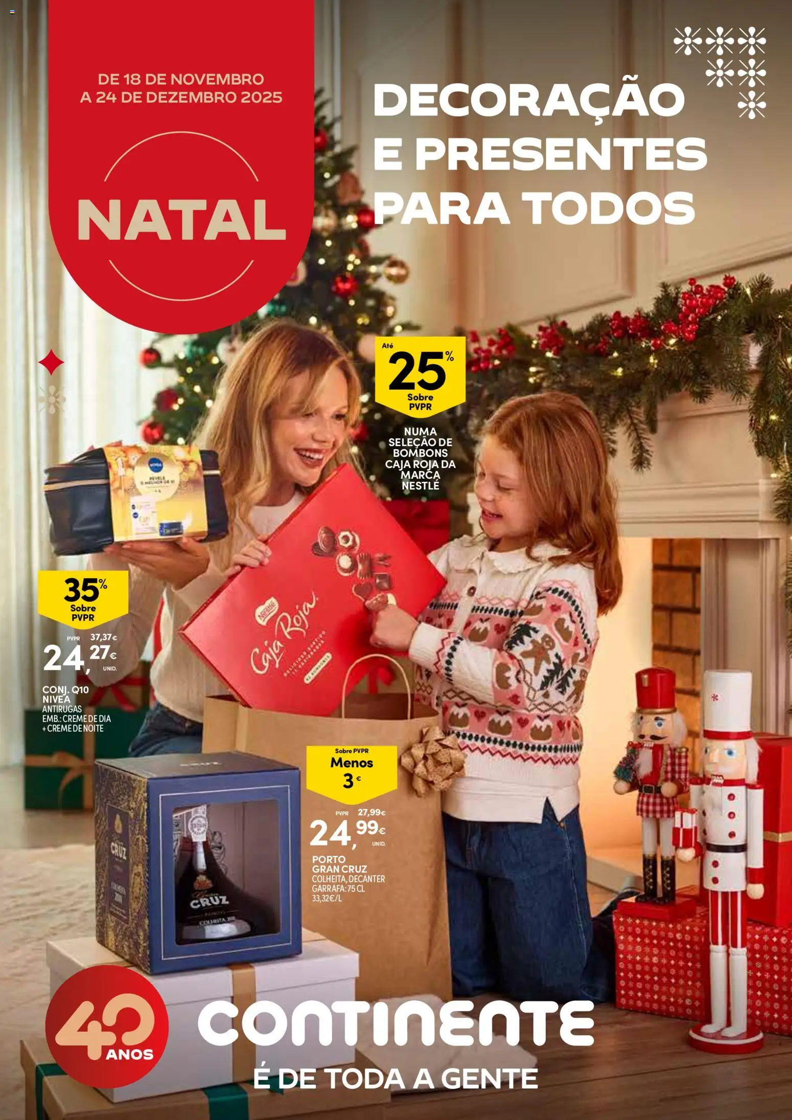 Continente - Açores │ válido de 18.11.2025 | Página: 1 | Produtos: Chocolates, Nestlé, Creme