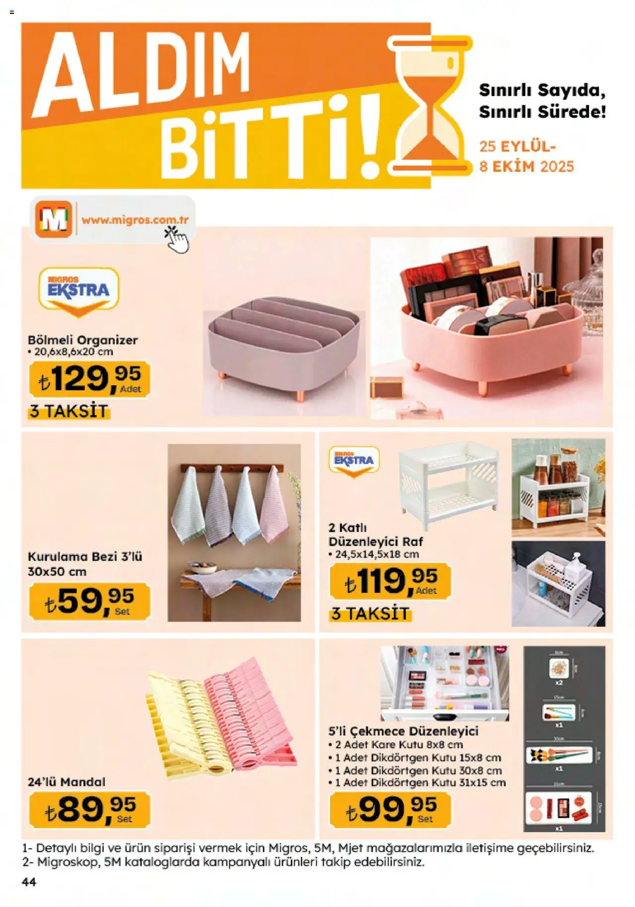 Migros Katalog - 5M Migroskop Dijital - 25.09.2025 tarihinden itibaren geçerlidir | Sayfa: 134 | Ürünler: Raf, Kutu