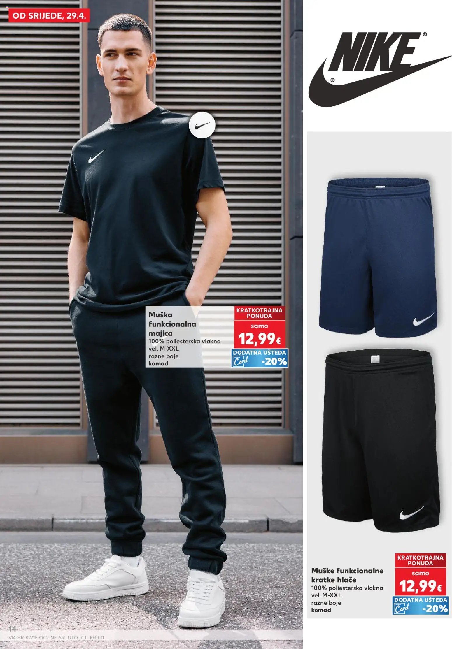 Kaufland katalog | vrijedi od 29.04.2026 | Stranica: 14 | Proizvodi: Majica, Hlače, Kratke hlače