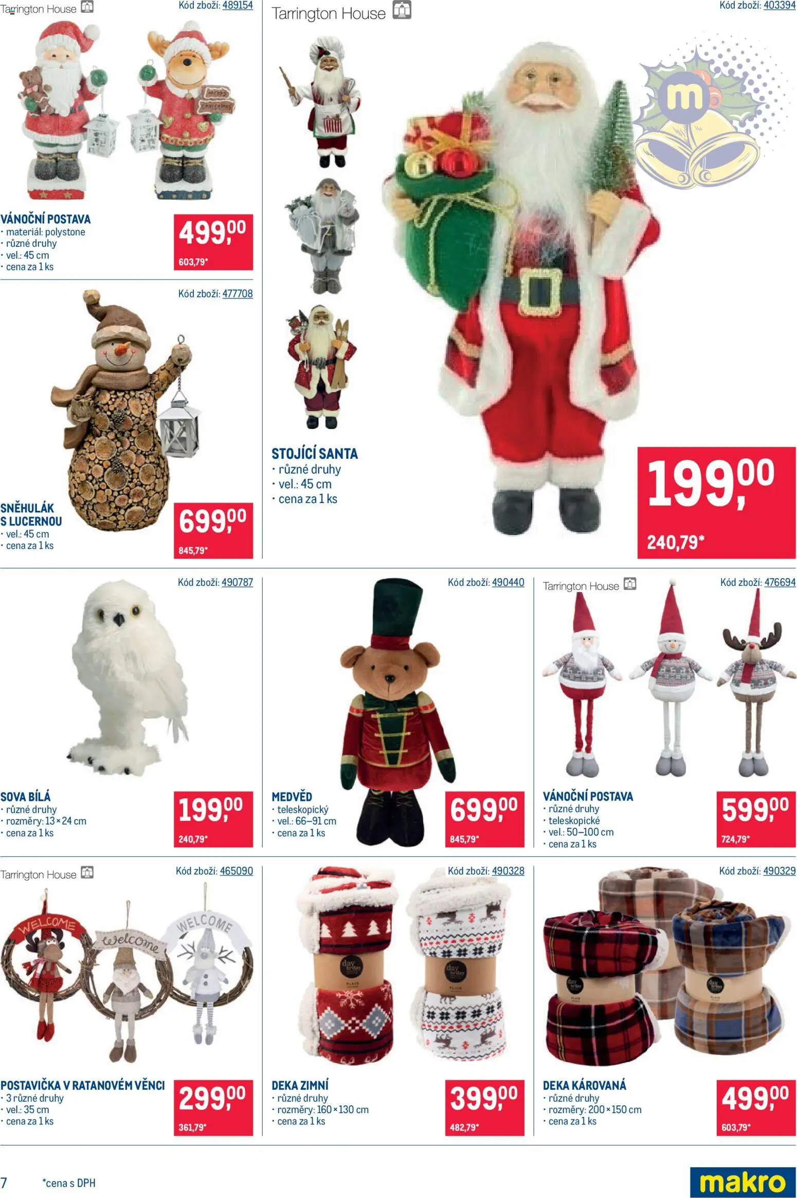 Makro leták - Dekorace od 22.10.2025 | Strana: 7 | Produkty: Sova, Deka