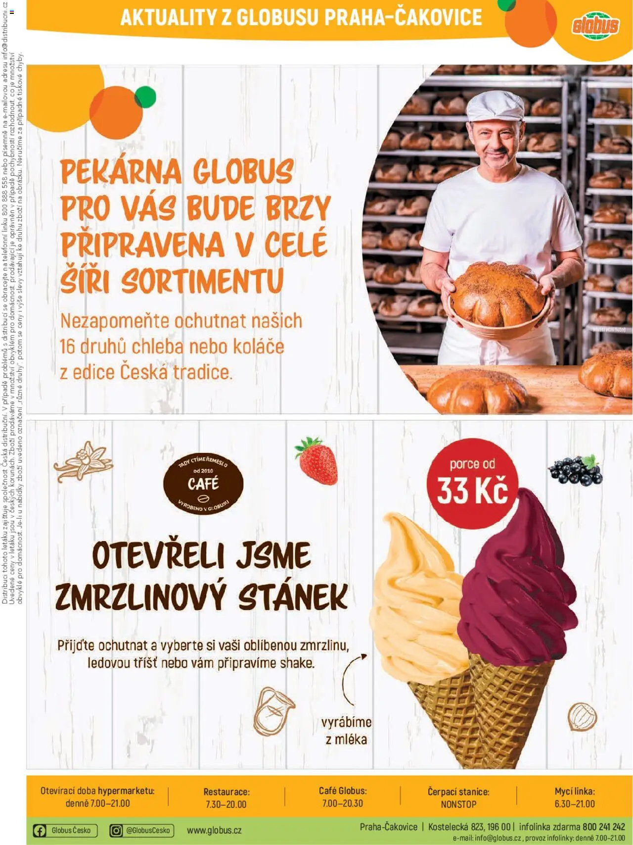 Globus leták od 28.05.2025 | Strana: 43 | Produkty: Chleba, Globus, Pekárna
