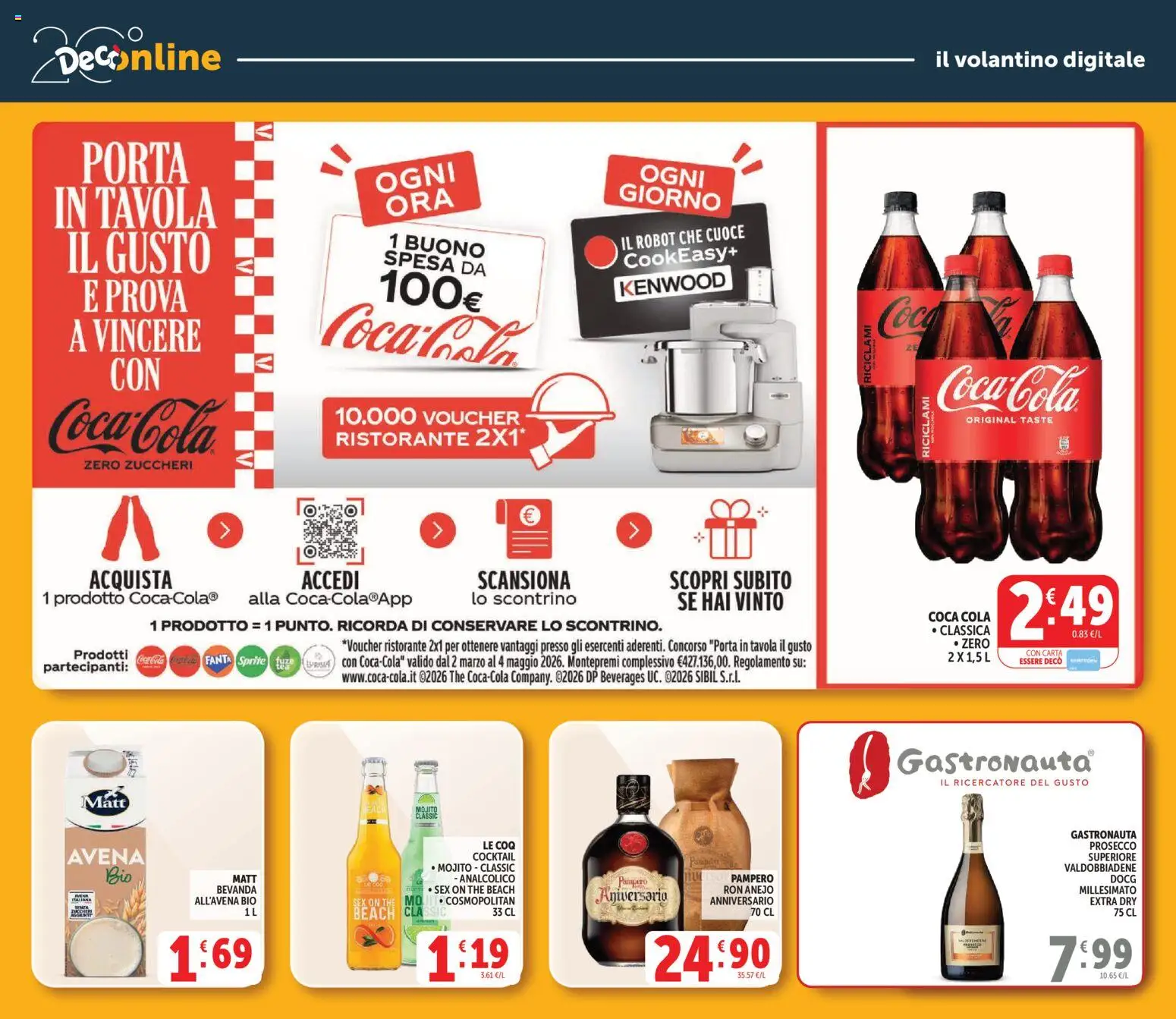 Volantino Decò del 27.03.2026 | Pagina: 37 | Prodotti: Prosecco, The, Fanta, Robot