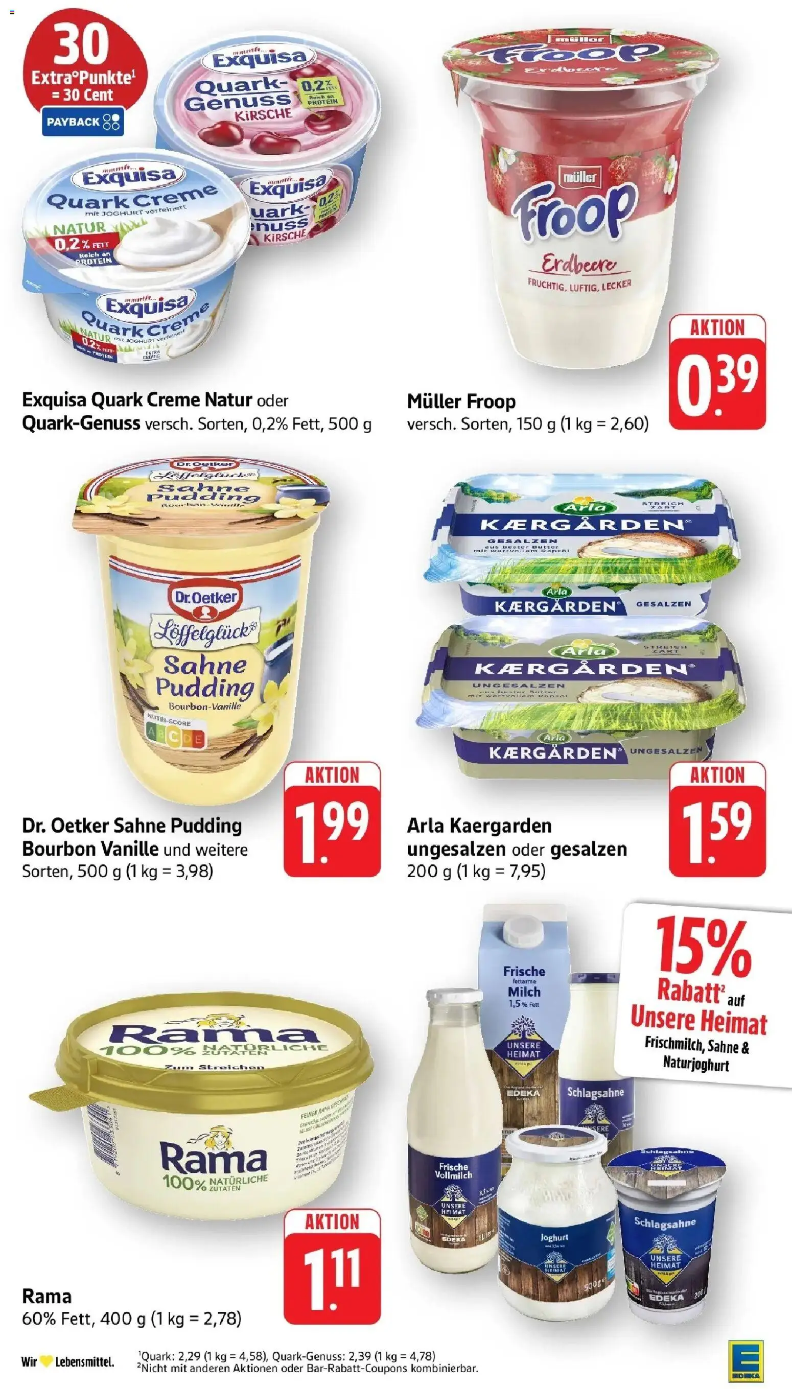 Edeka prospekt Schriesheim	 – gültig ab 09.03.2026 | Seite: 17 | Produkte: Froop, Joghurt, Pudding, Exquisa