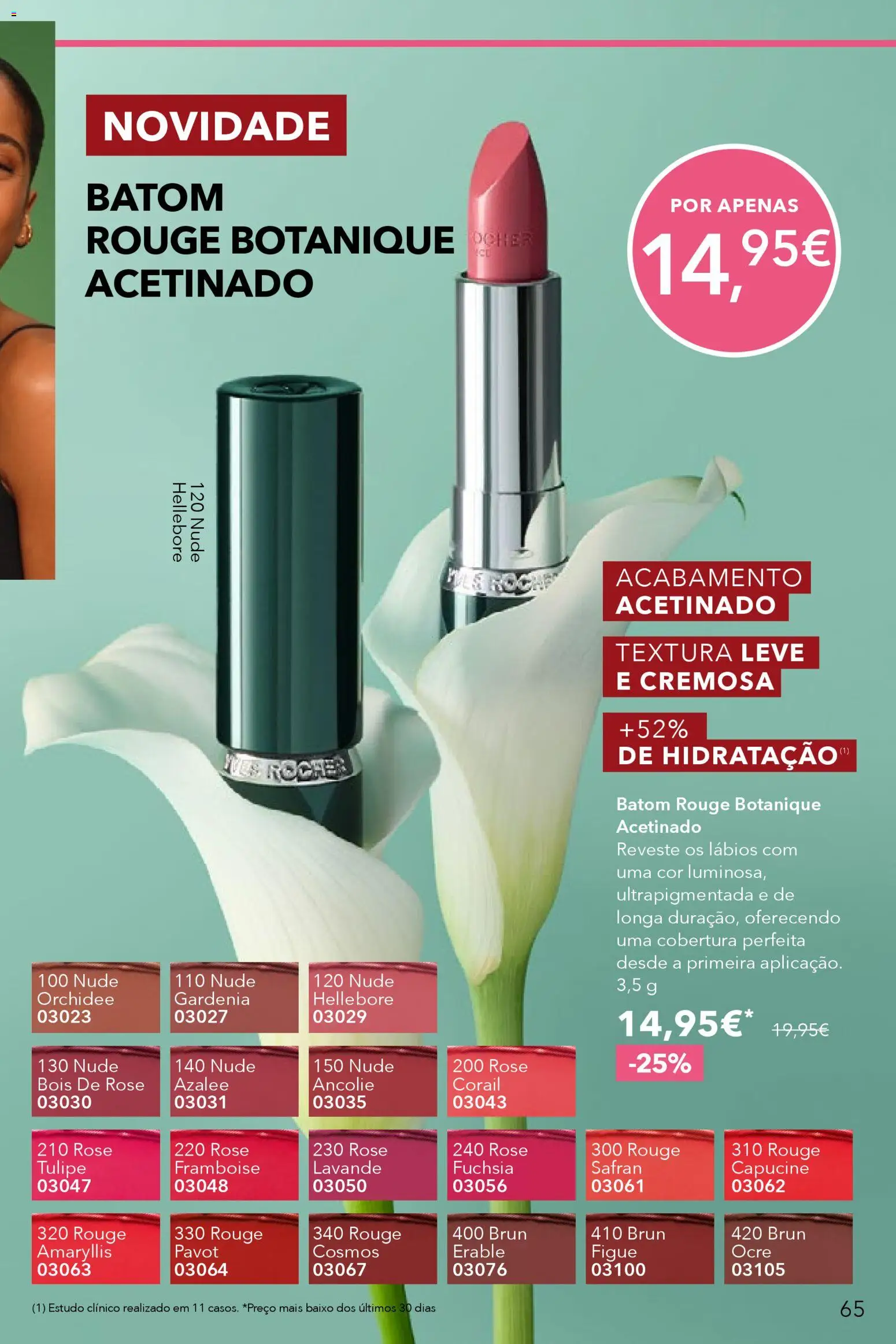 Yves Rocher catálogo 6 │ válido de 17.04.2026 | Página: 65 | Produtos: Batom