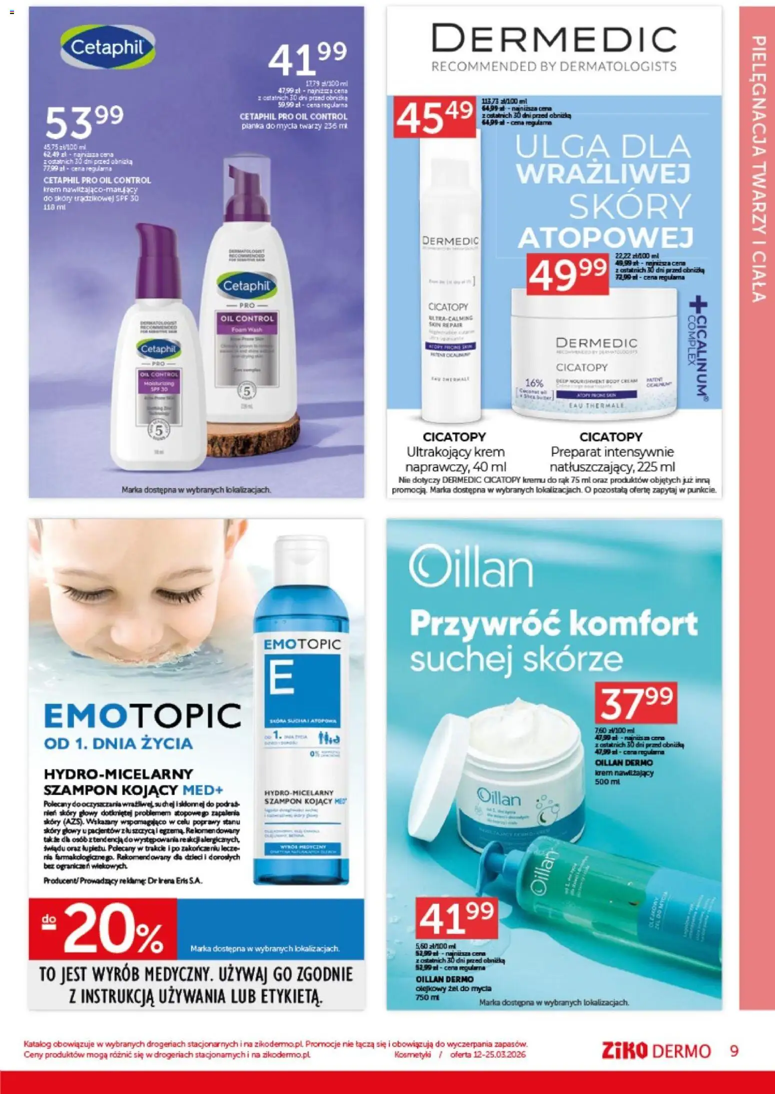 Ziko gazetka od 12.03.2026 | Strona: 9 | Produkty: Kosmetyki, Szampon, Body, Krem