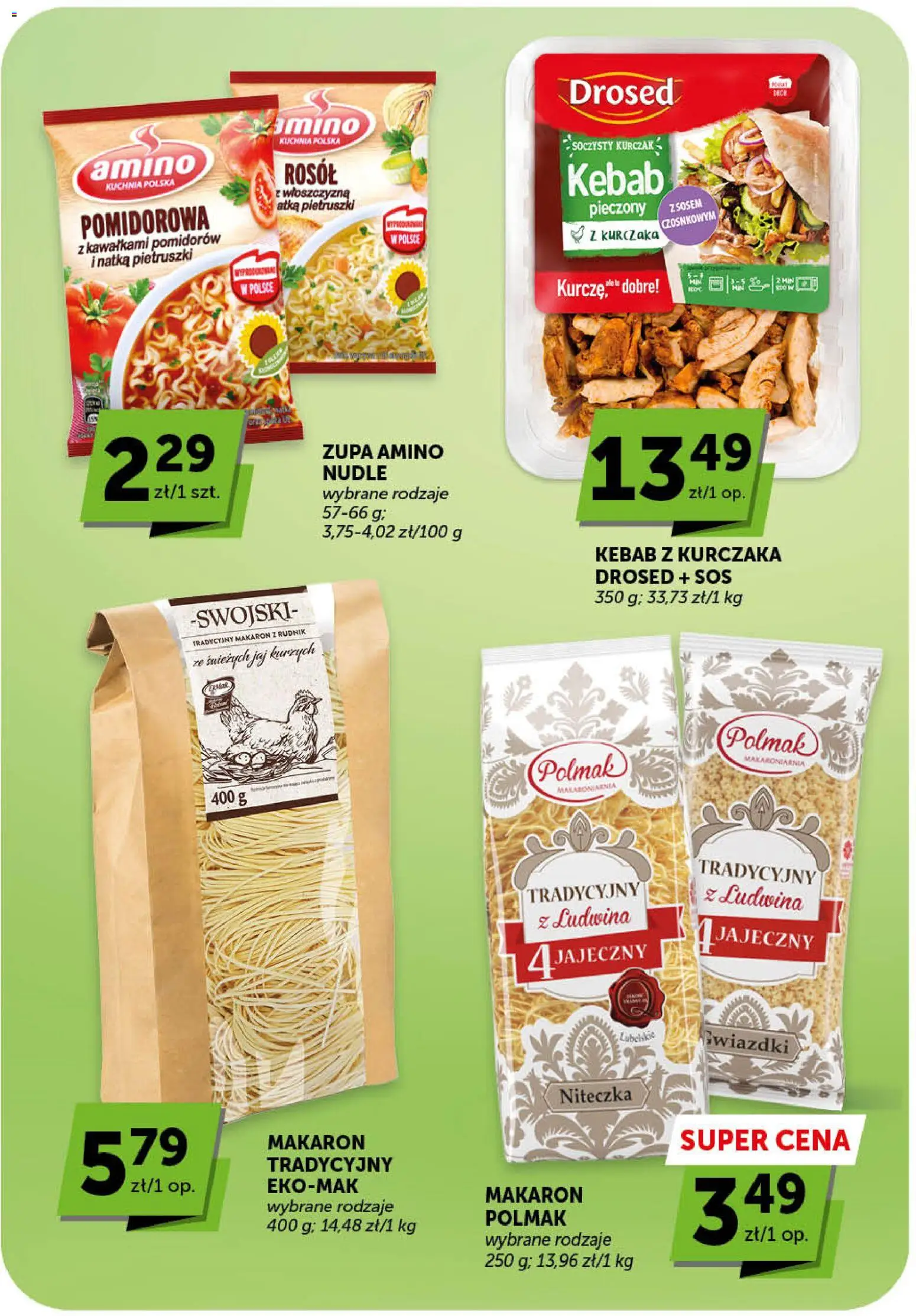 ABC gazetka - Market od 16.04.2026 | Strona: 17 | Produkty: Kurczak, Kebab, Makaron, Sos