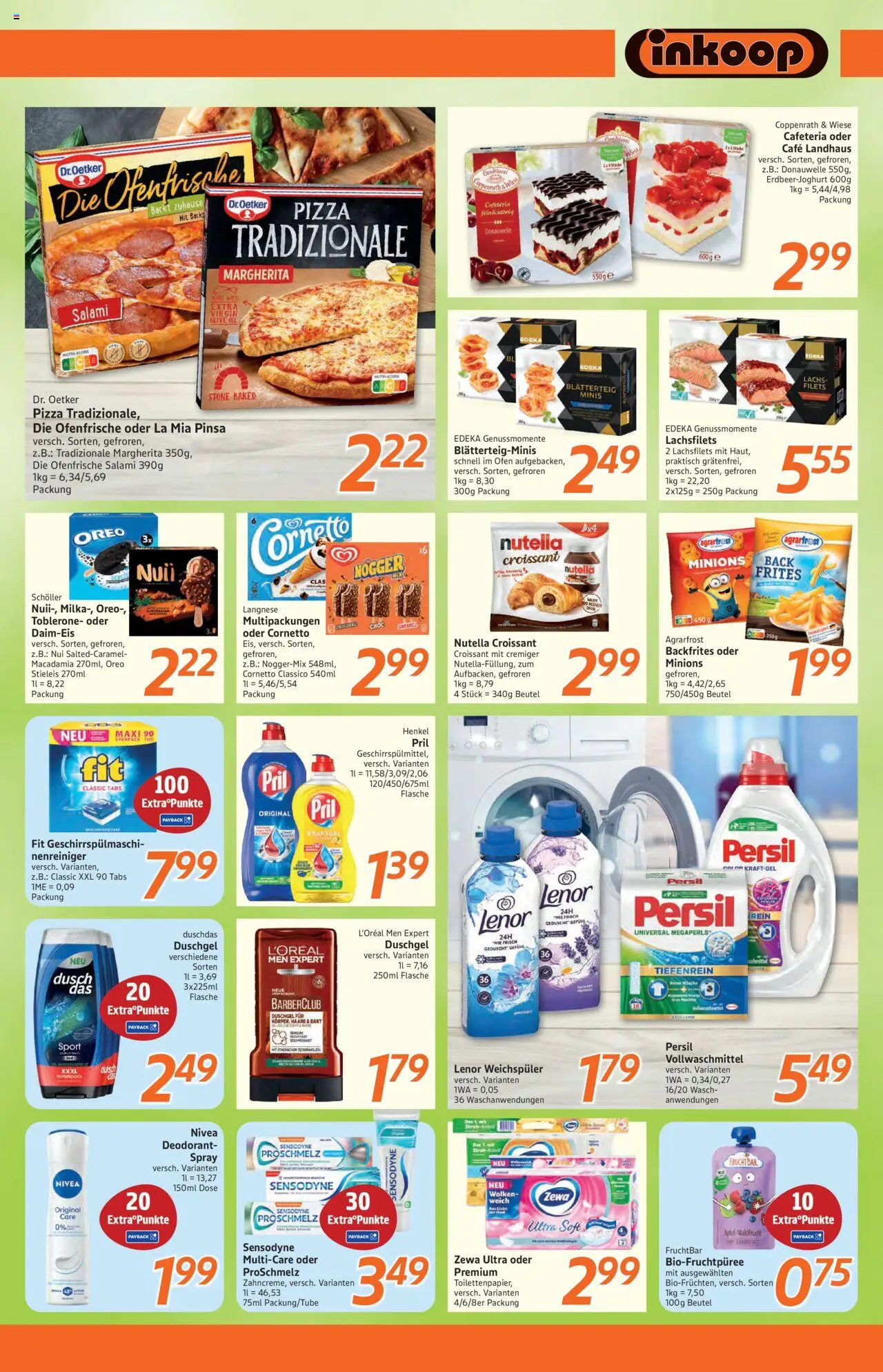 Inkoop Prospekt - gültig ab dem 11.08.2025 | Seite: 6 | Produkte: Langnese, Croissant, Nutella, Duschgel