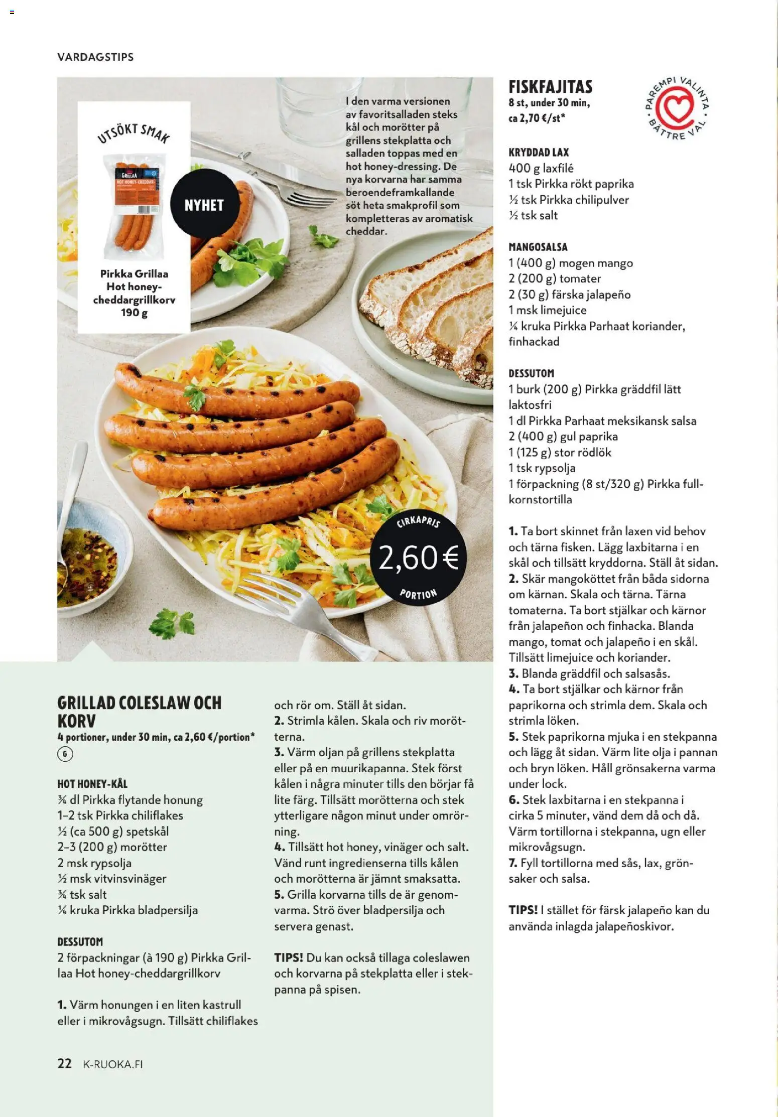 K-Market tarjoukset - K-mat – voimassa 06.05.2026 alkaen | Sivu: 22 | Tuotteet: Mango, Salsa, Paprika