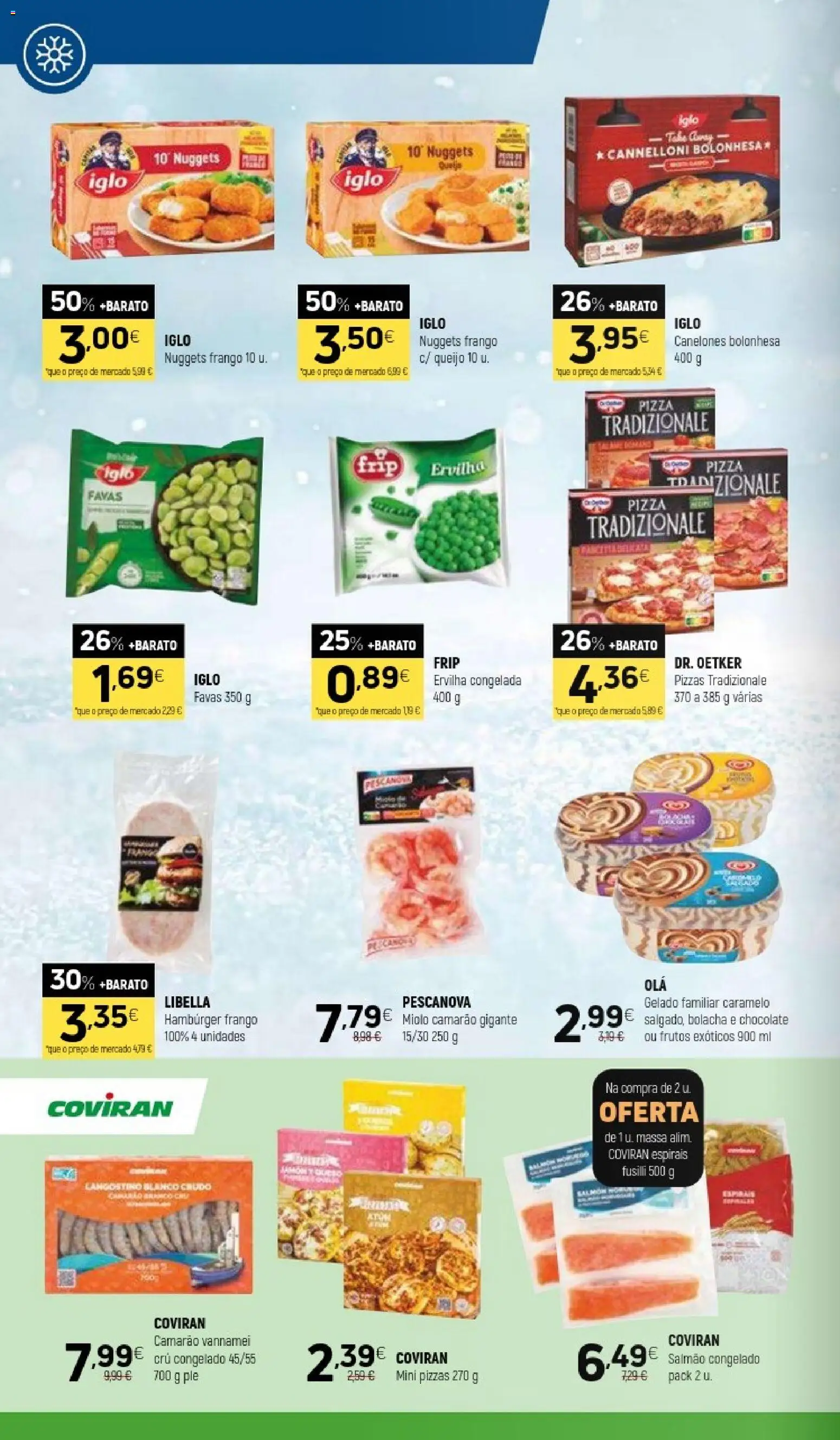 Coviran - folheto │ válido de 24.03.2026 | Página: 6 | Produtos: Salmão, Gelado, Chocolate, Nuggets