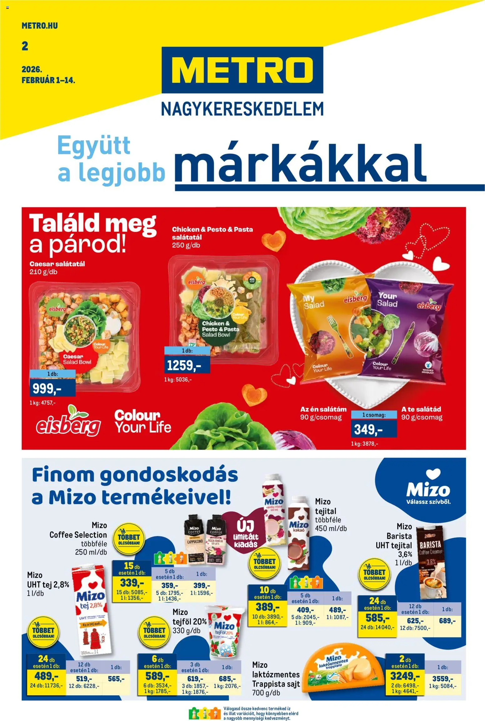Metro akciós ujság - amely érvényes a következő dátumtól: 01.02.2026 | Oldal: 1