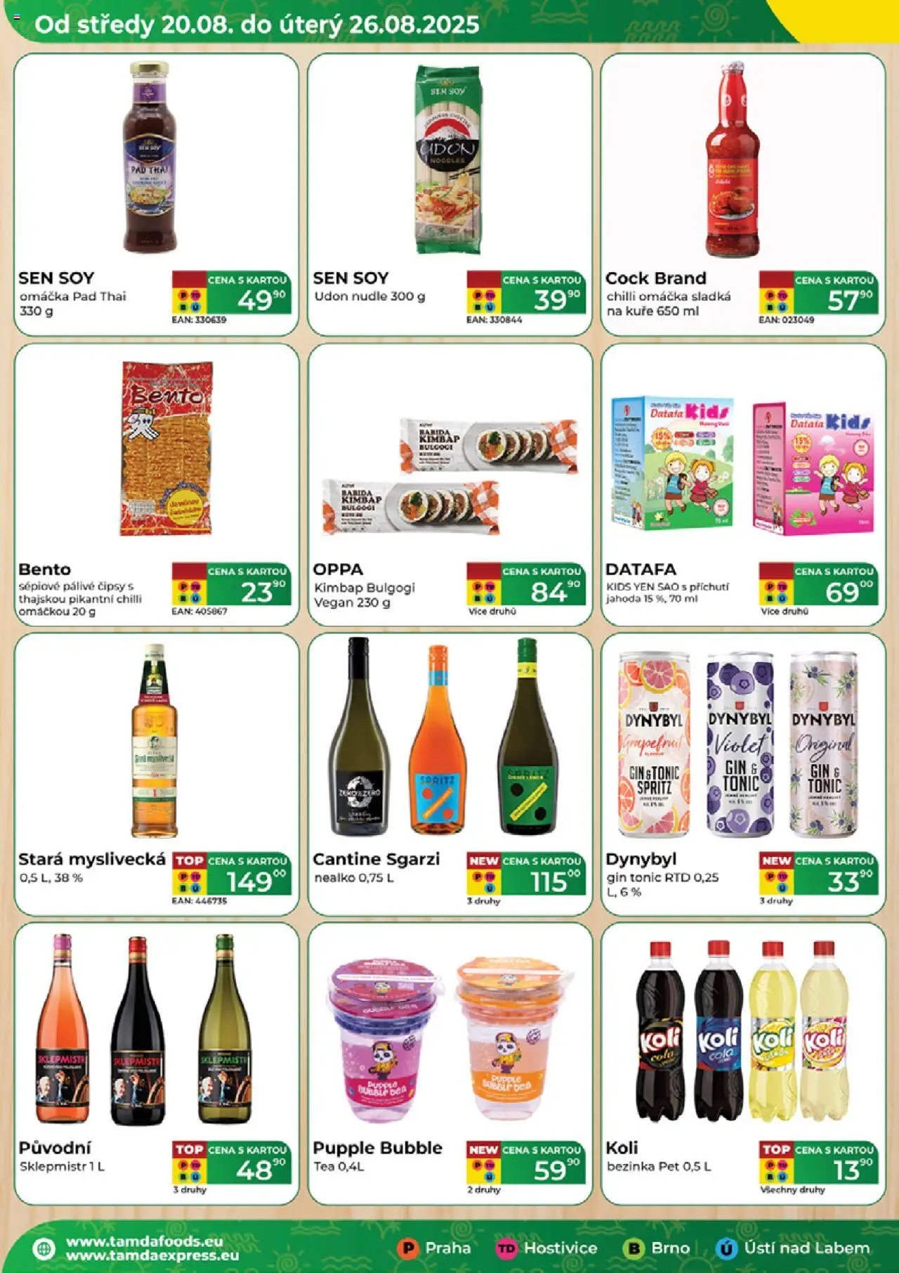 Tamda Foods leták od 20.08.2025 | Strana: 4 | Produkty: Vegan, Gin, Udon nudle, Nudle