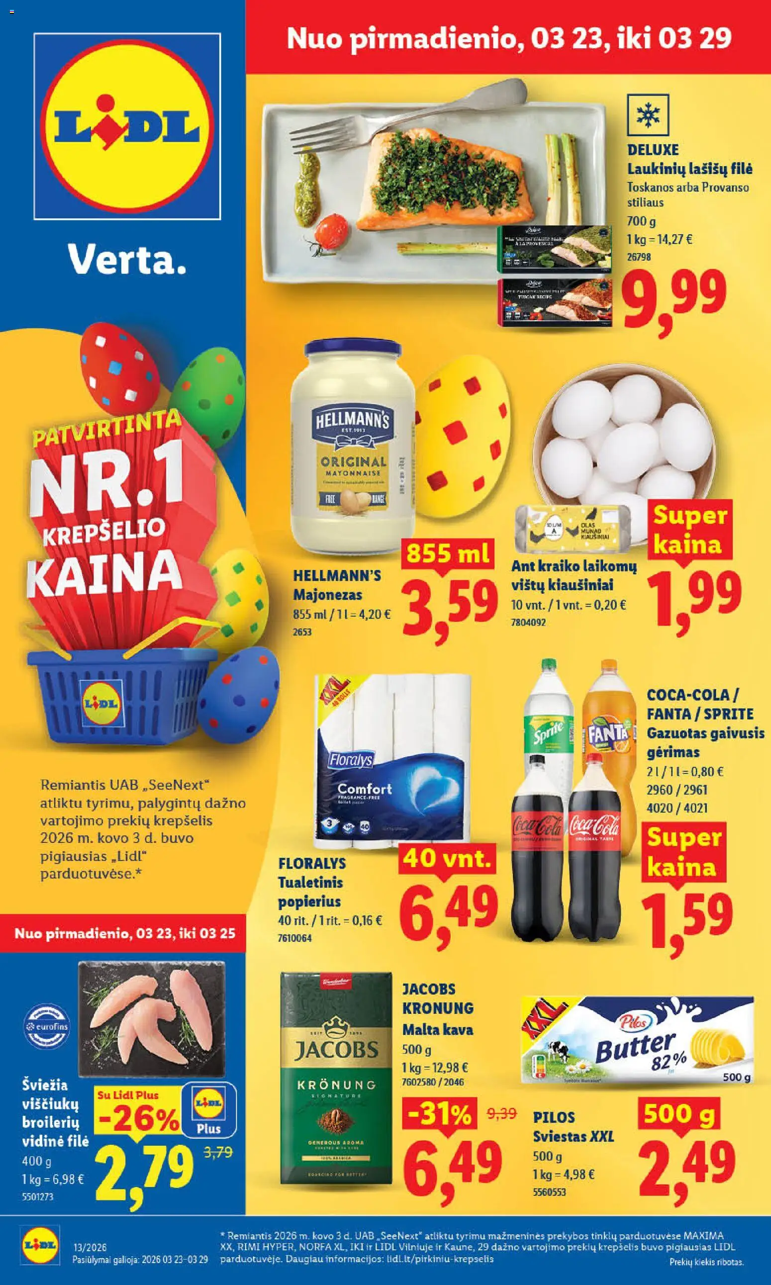 LIDL akcijos nuo 23.03.2026 | Puslapis: 1