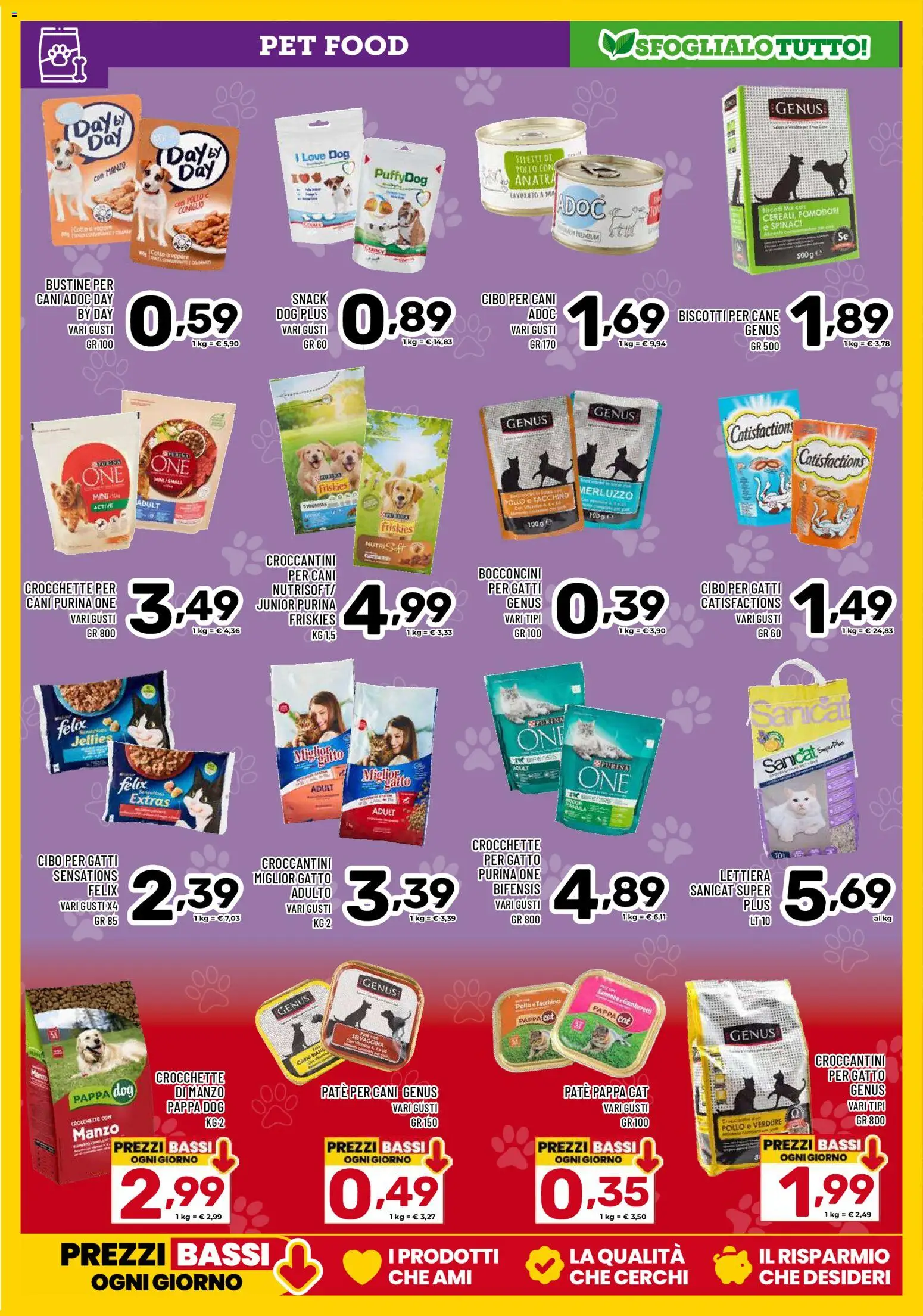 Volantino Il Centesimo del 03.02.2026 | Pagina: 17 | Prodotti: Paté, Merluzzo, Biscotti, Tacchino