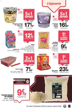 Promocash - Prévisualisation de Promocash Vos Promos valide à partir de 23.12.2025 | Page: 5 | Produits: Toblerone, Amande, Frites, Fraises