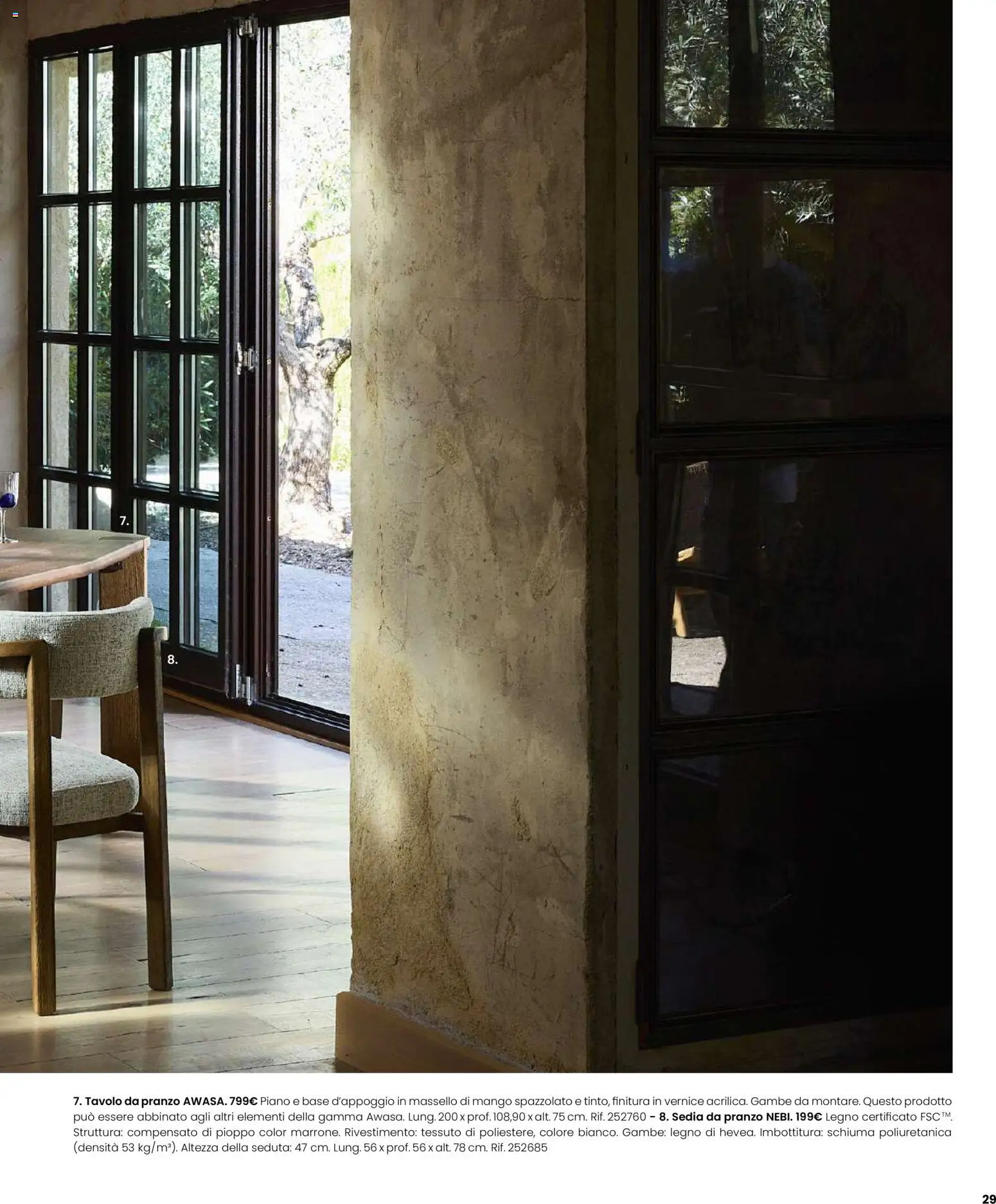 Volantino Maisons du Monde del 12.02.2026 | Pagina: 29 | Prodotti: Mango, Tavolo, Sedia