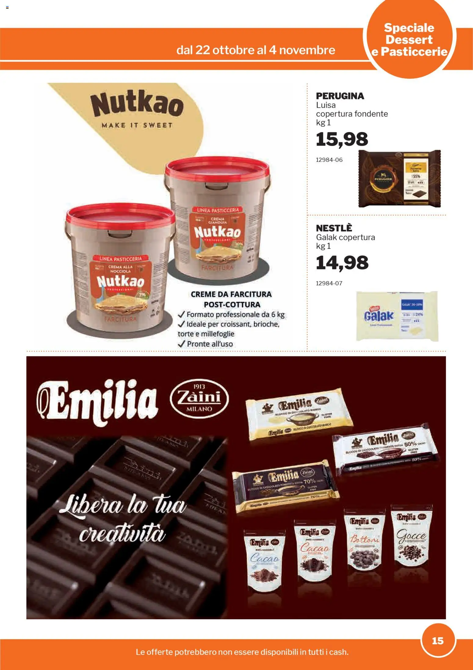 Volantino Sogegross del 22.10.2025 | Pagina: 15 | Prodotti: Crema, Cacao