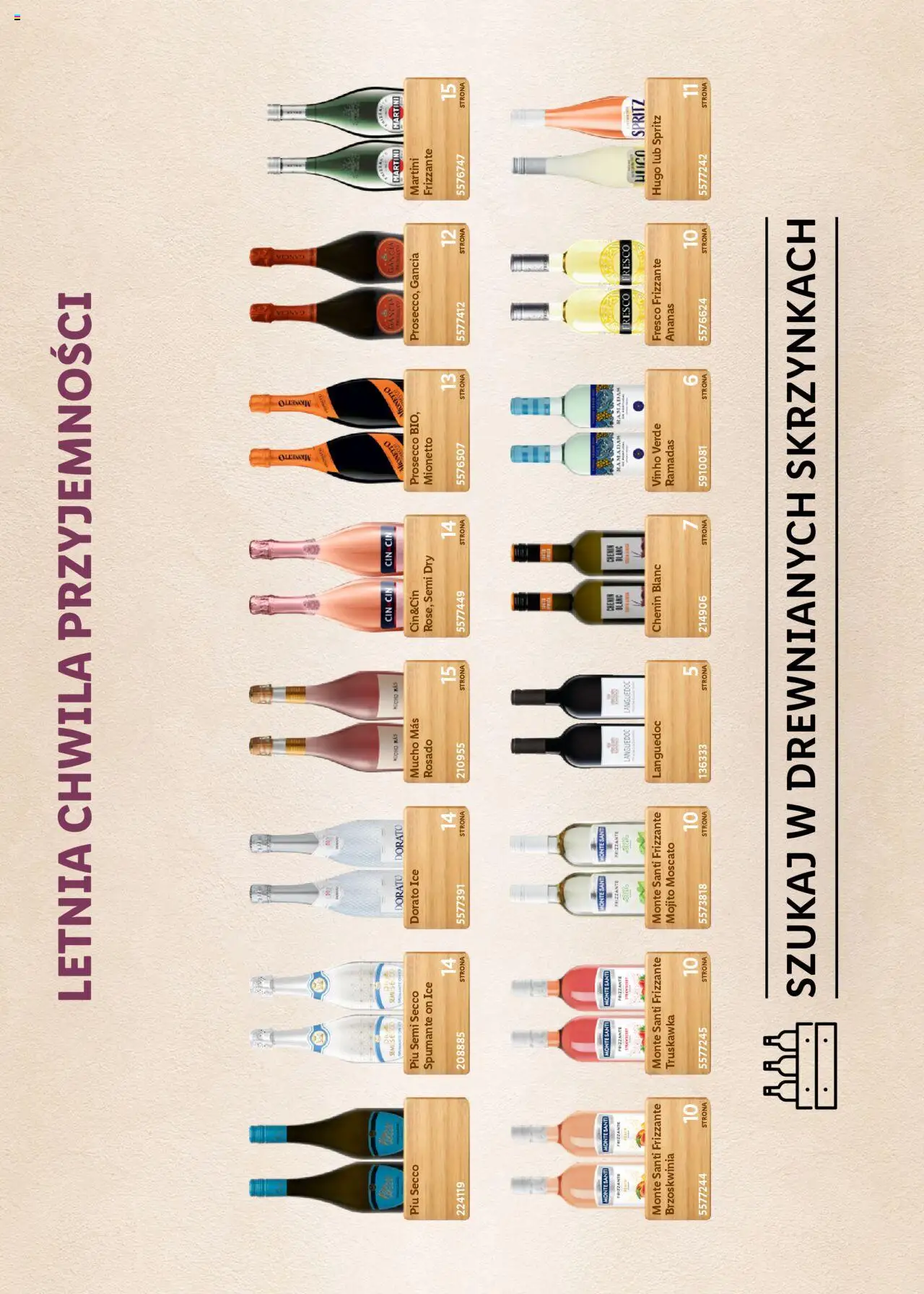 Lidl Katalog karta win od 04.08.2025 | Strona: 2 | Produkty: Brzoskwinia, Martini, Monte Santi, Prosecco
