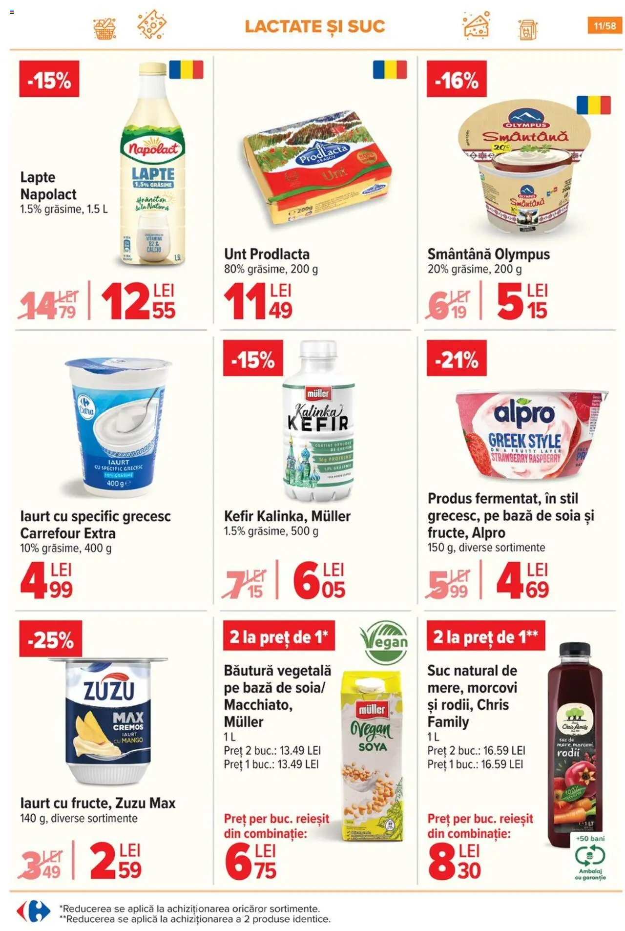 Catalog Carrefour – valabil de la 06.08.2025 | Pagină: 12 | Produse: Masaüstü kılıfı, Kefir, Morcovi, Mango