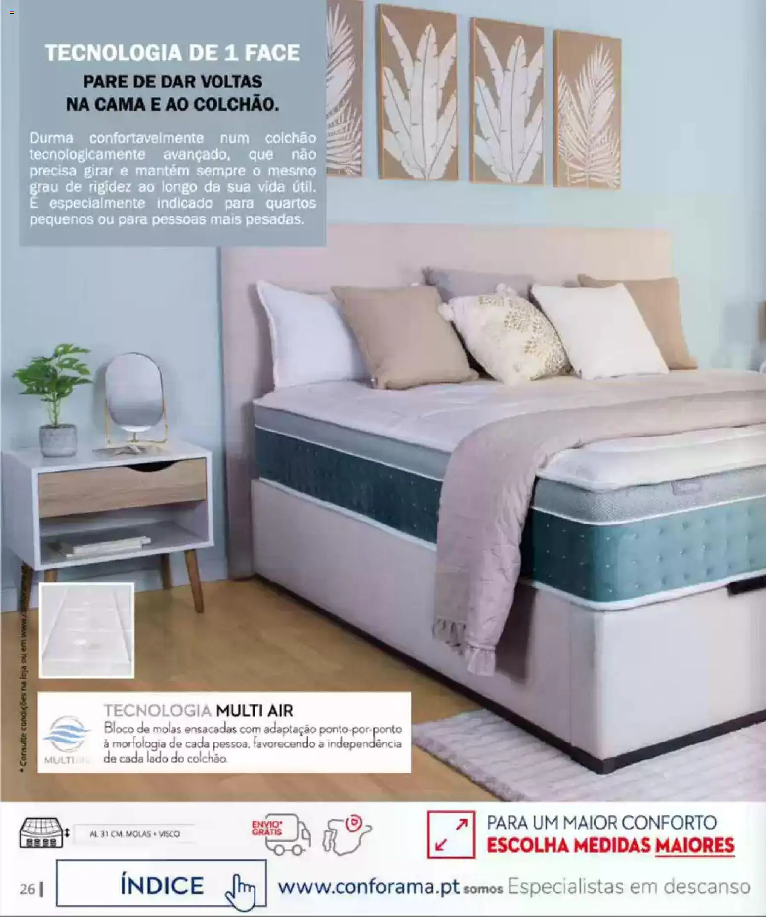 Conforama Camitis │ válido de 05.02.2026 | Página: 26 | Produtos: Cama, Colchão