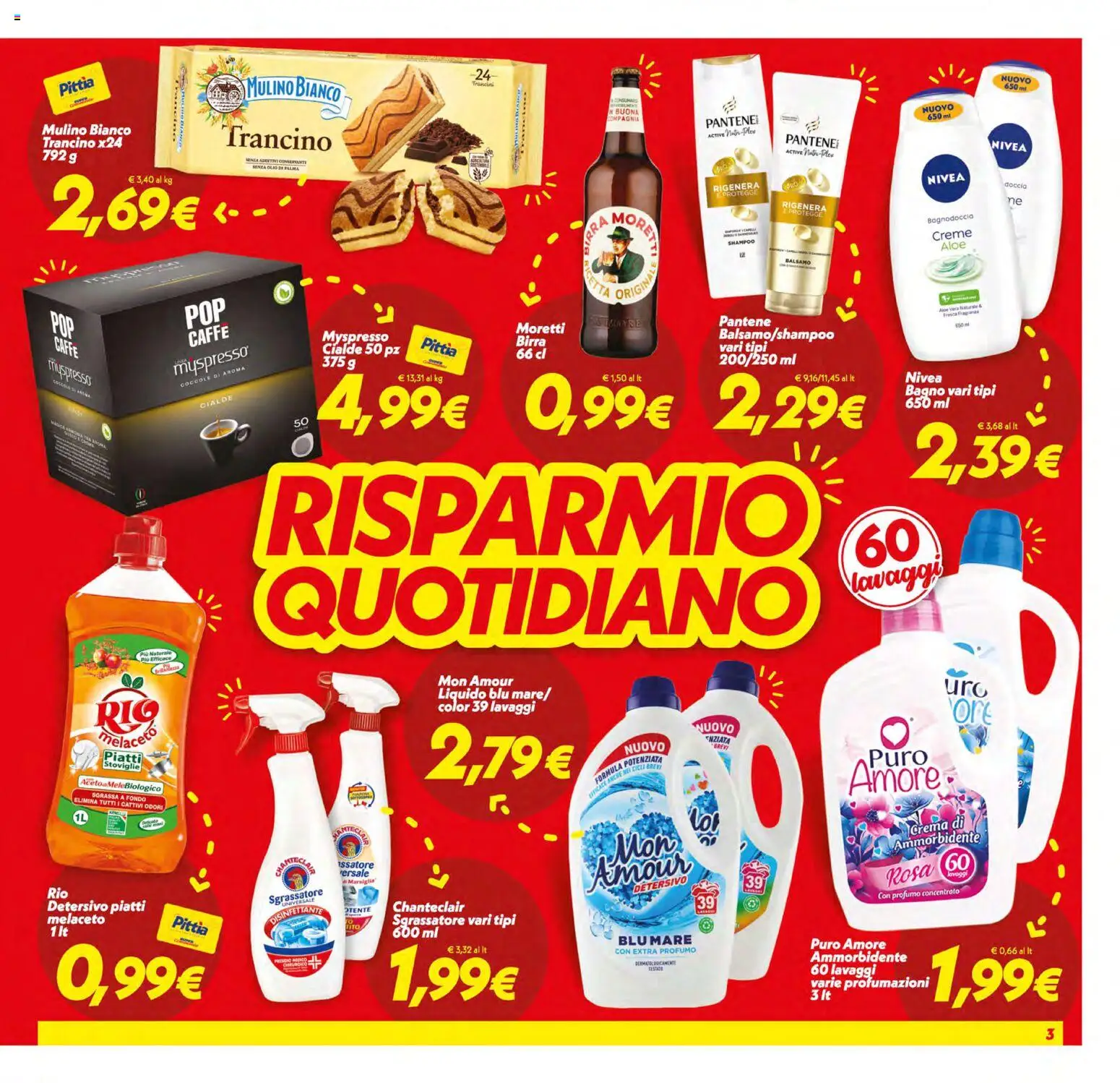 Volantino SuperConveniente del 05.01.2026 | Pagina: 3 | Prodotti: Shampoo, Crema, Birra, Bagno