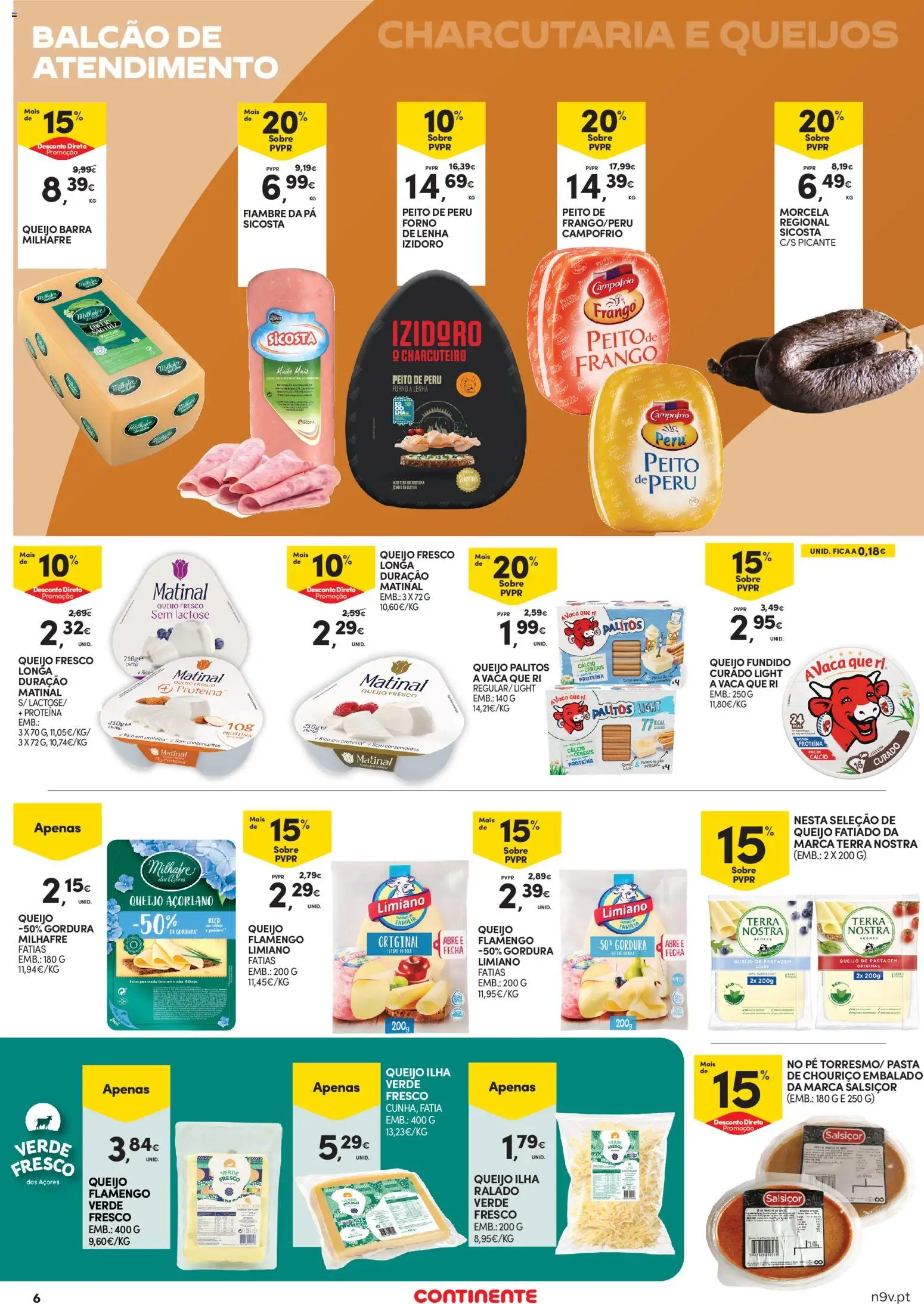 Continente - Açores │ válido de 13.11.2025 | Página: 6 | Produtos: Forno, Frango, Peru, Pá