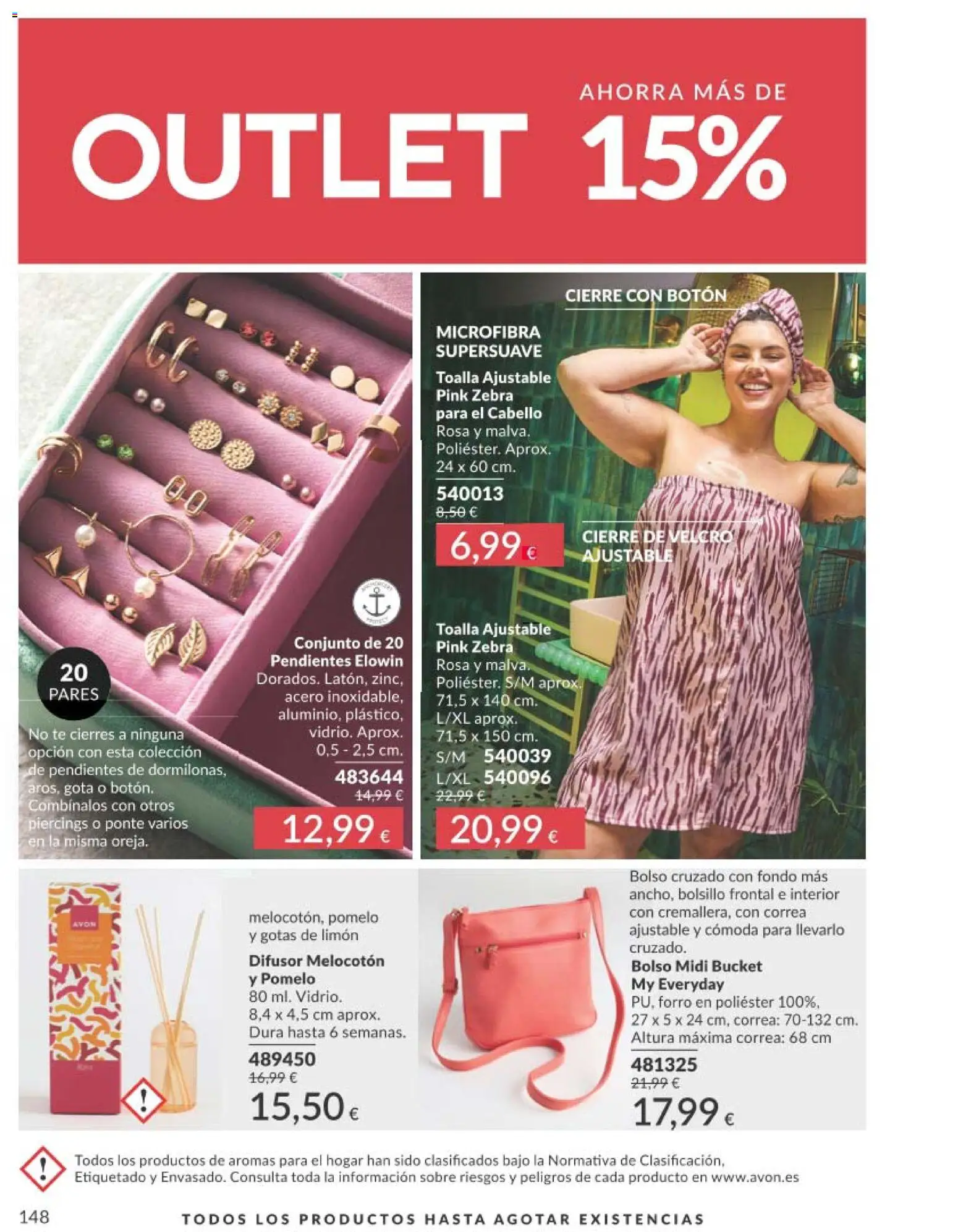 Catálogo AVON campaña 2 │ válido desde el 01.02.2026 | Página: 158 | Productos: Pendientes, Bolso, Té