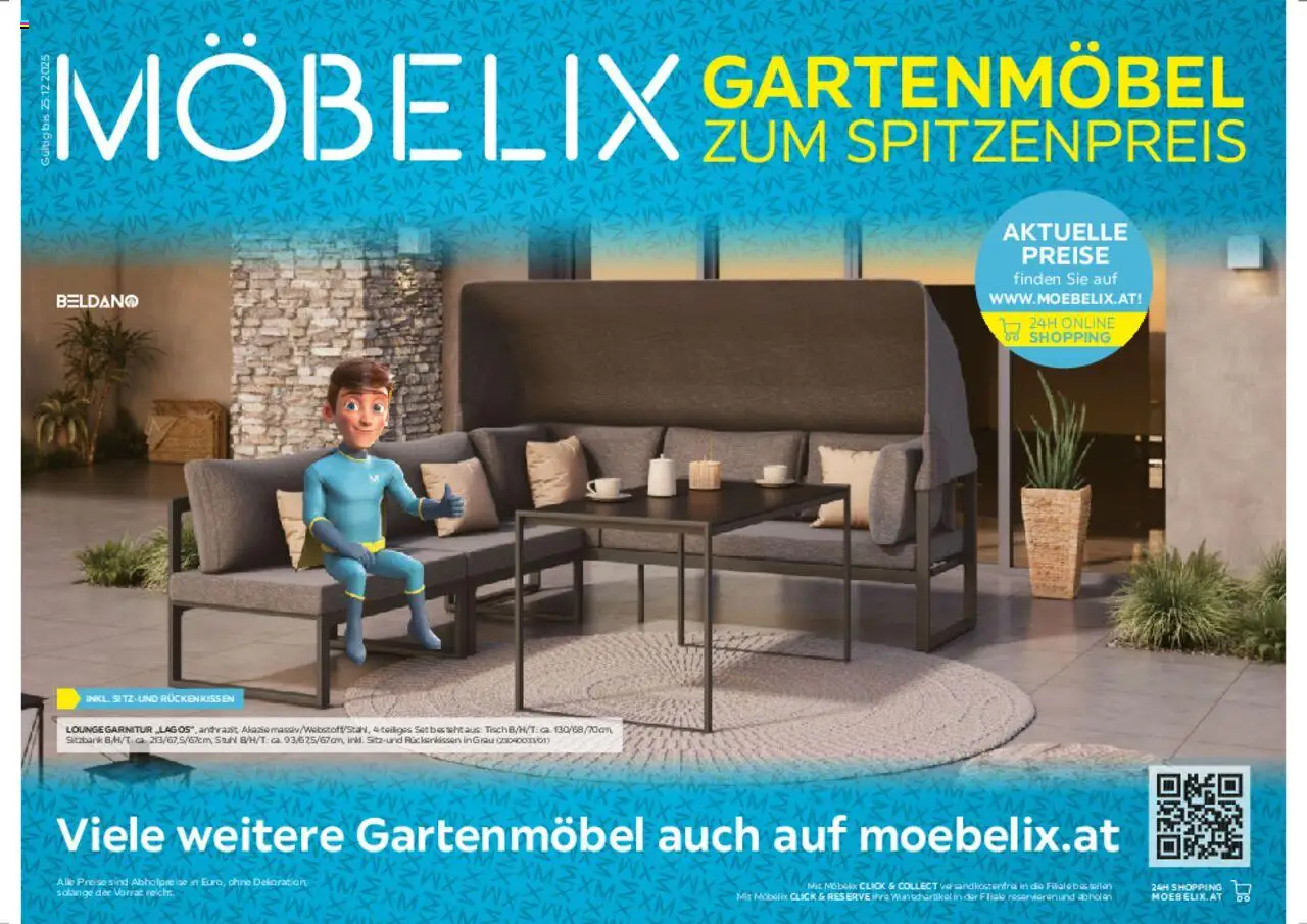 Möbelix Gartenmöbelprospekt gültig ab 10.03.2025 | Seite: 1 | Produkte: Tisch, Stuhl, Gartenmöbel