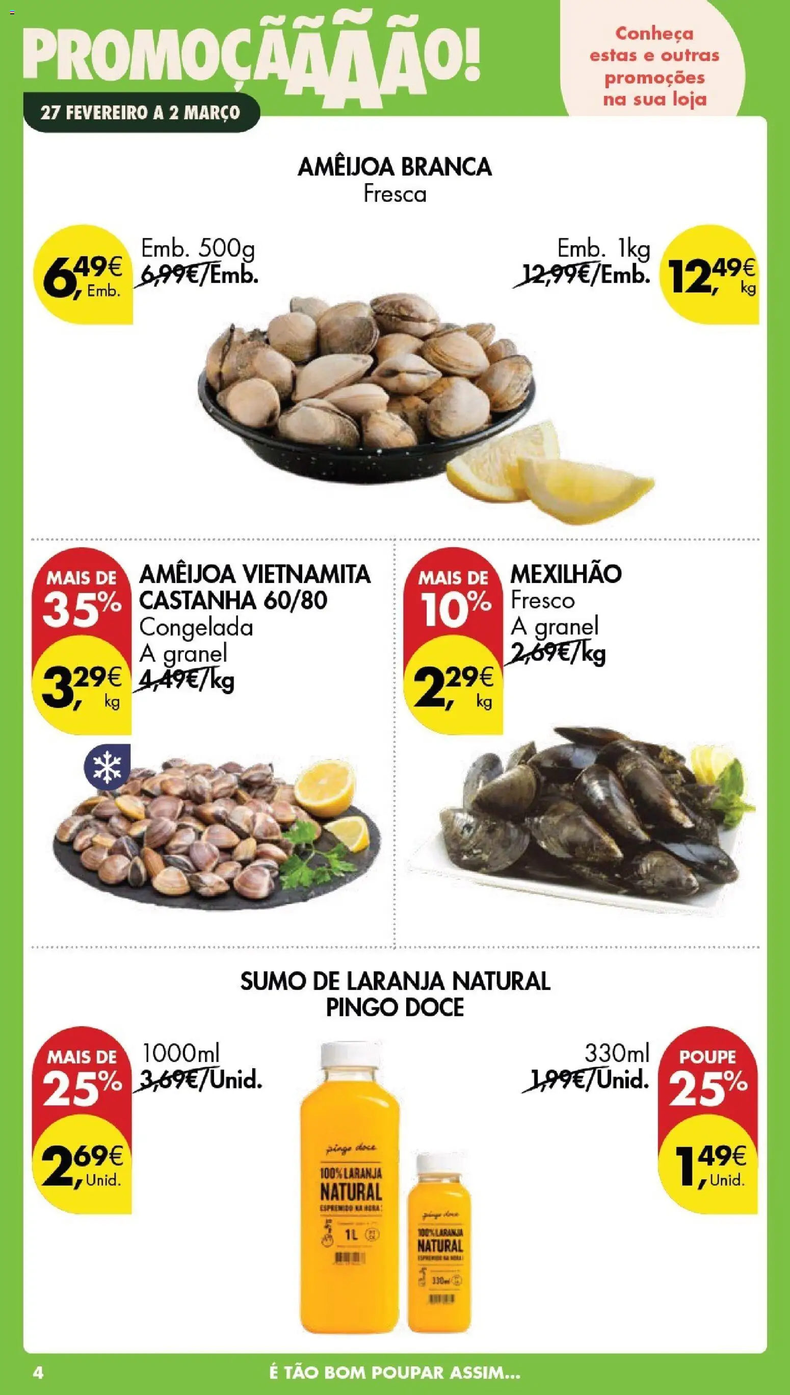 Pingo Doce Poupe este Fim de Semana │ válido de 27.02.2026 | Página: 4 | Produtos: Sumo