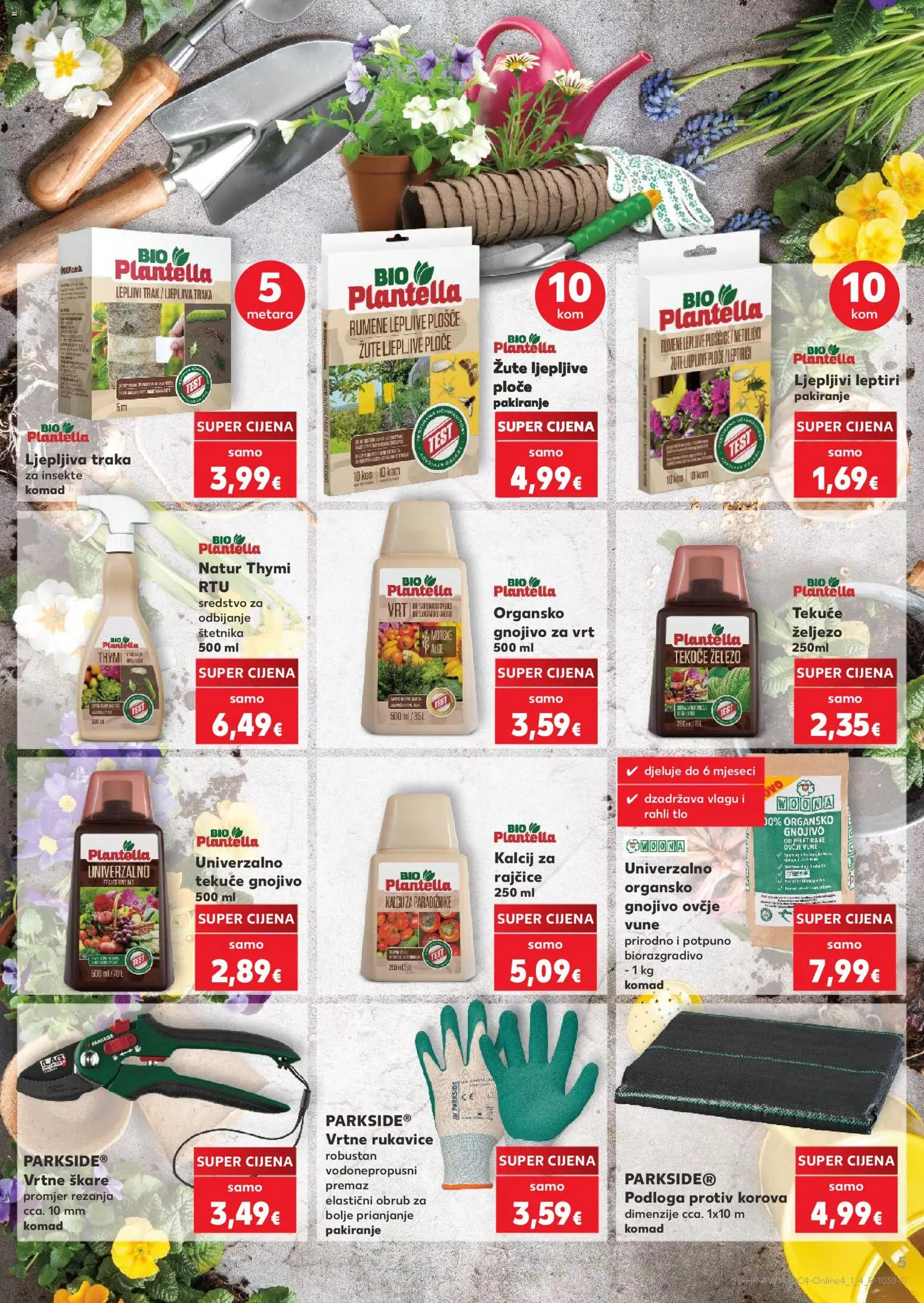 Kaufland katalog | vrijedi od 30.03.2026 | Stranica: 5 | Proizvodi: Rajčice, Rukavice, Škare, Parkside