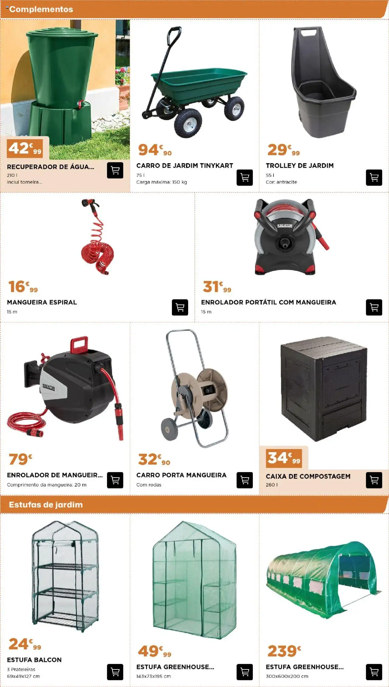 BricoMarché - Catálogo Jardim Outono Inverno │ válido de 02.10.2025 | Página: 11 | Produtos: Porta, Torneira, Mangueira, Caixa