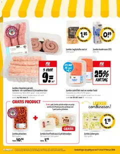 JUMBO folder / publicité - Voorbeeld van een folder van JUMBO, geldig van 11.02.2026 | Pagina: 4 | Producten: Vis, Saus, Knoflook, Broodjes