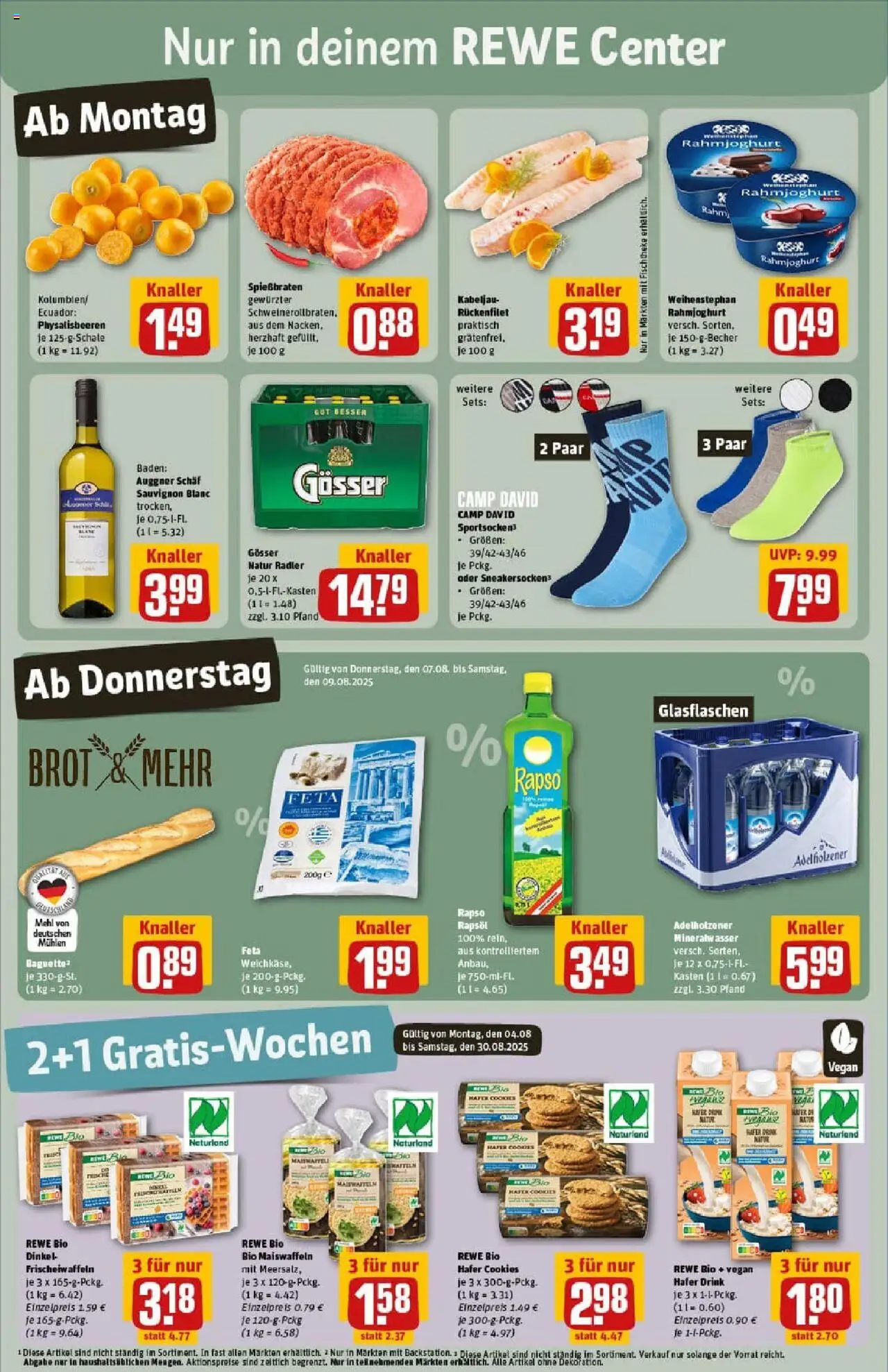 Rewe prospekt Stockstadt	 - gültig ab dem 03.08.2025 | Seite: 3 | Produkte: Theke, Rapsöl, Brot, Rapso rapsol
