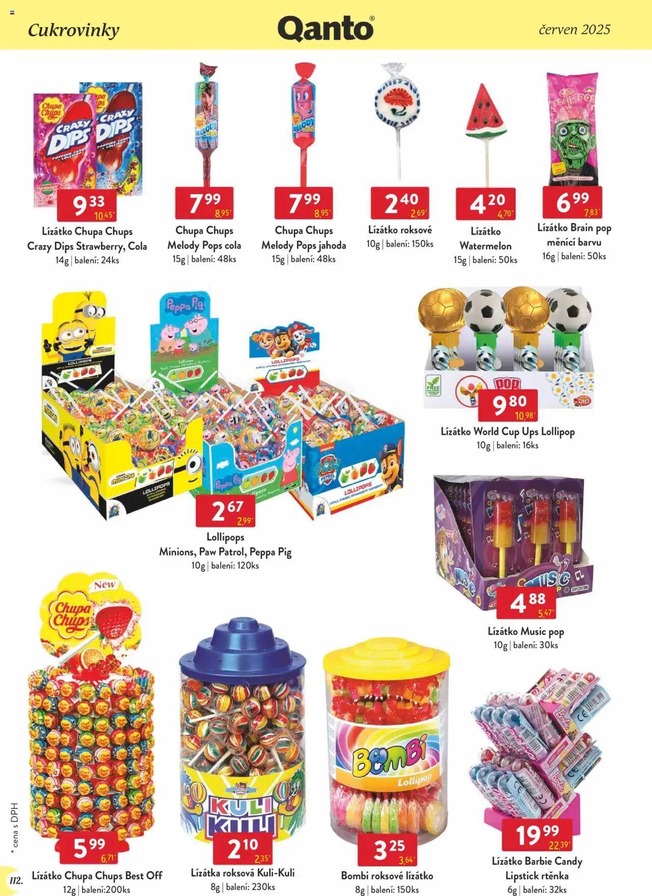 Astur & Qanto leták - Velkoobchod 06/2025 od 01.06.2025 | Strana: 112 | Produkty: Barbie, Rtěnka, Cola