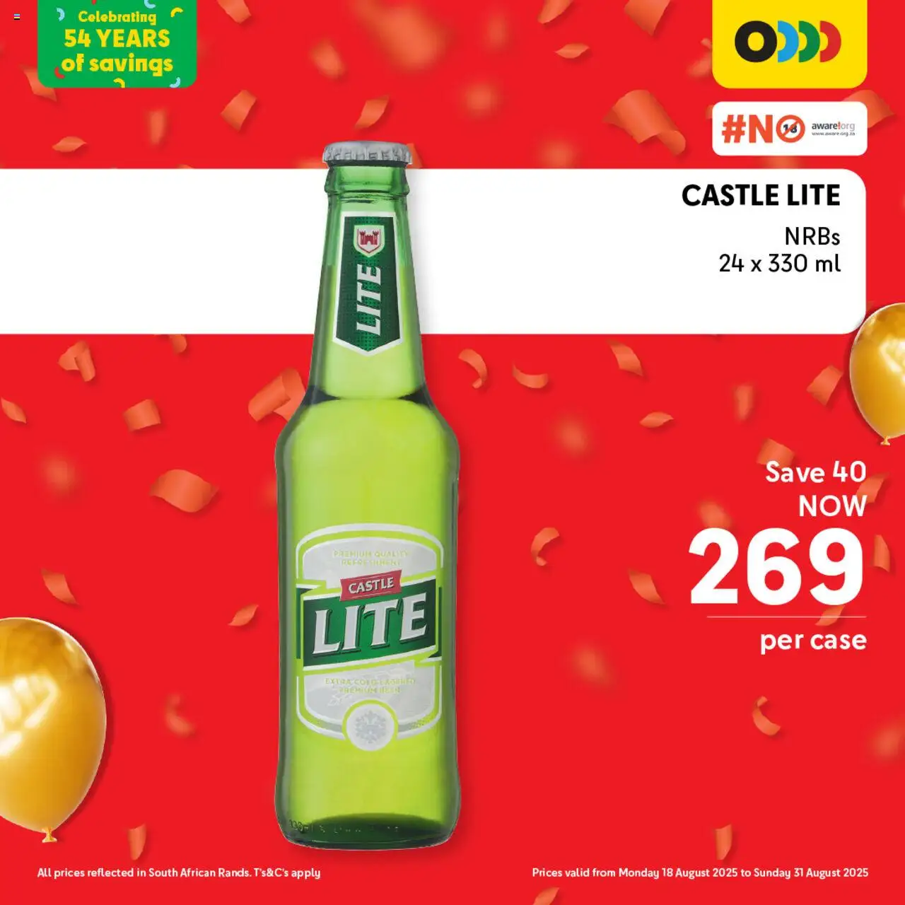 Makro Birthday Deals Beer and Cider │ valid from 18.08.2025 | Page: 5 | Products: Case, Beer