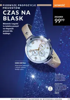 Pogląd oferty "Avon Katalog 10 2025" - ważna od 01.10.2025 | Strona: 161 | Produkty: Zegarek, Pasek