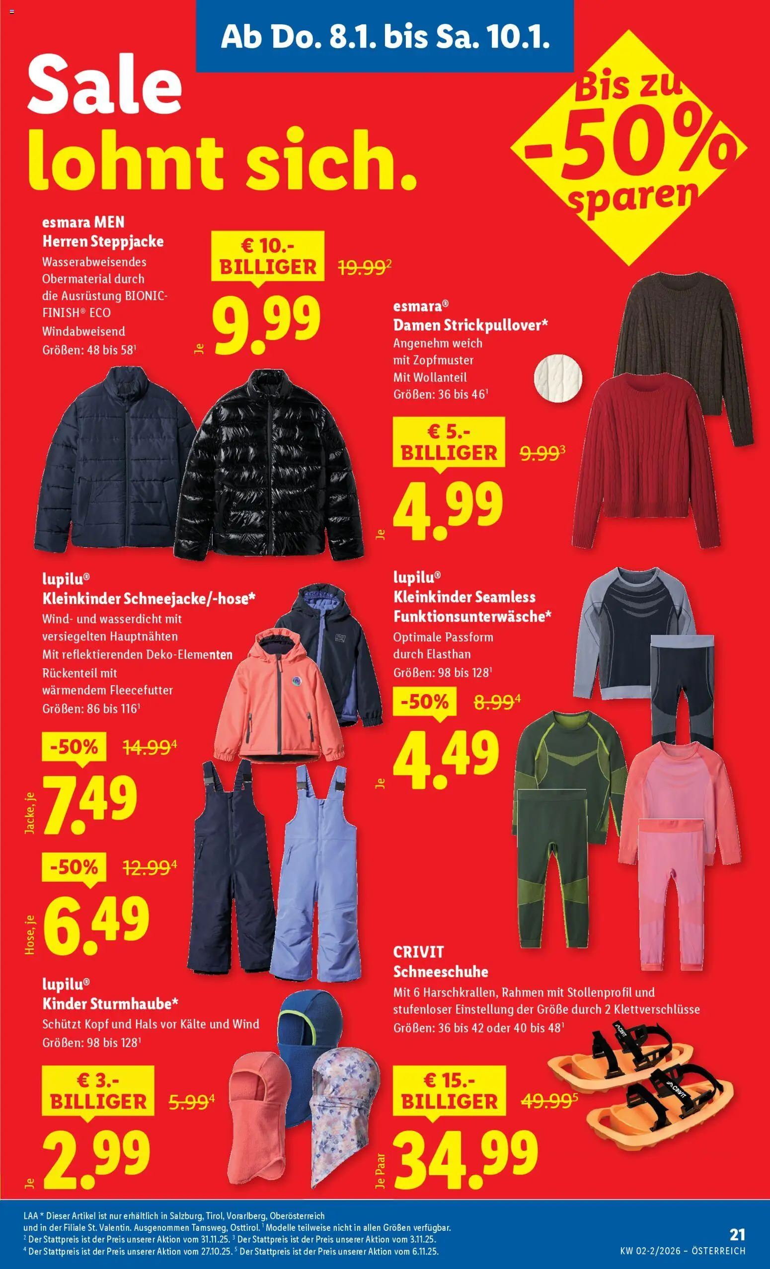 Lidl Flugblatt - Altenmarkt im Pongau, St. Johann im Pongau, Zell am See gültig ab 08.01.2026 | Seite: 23