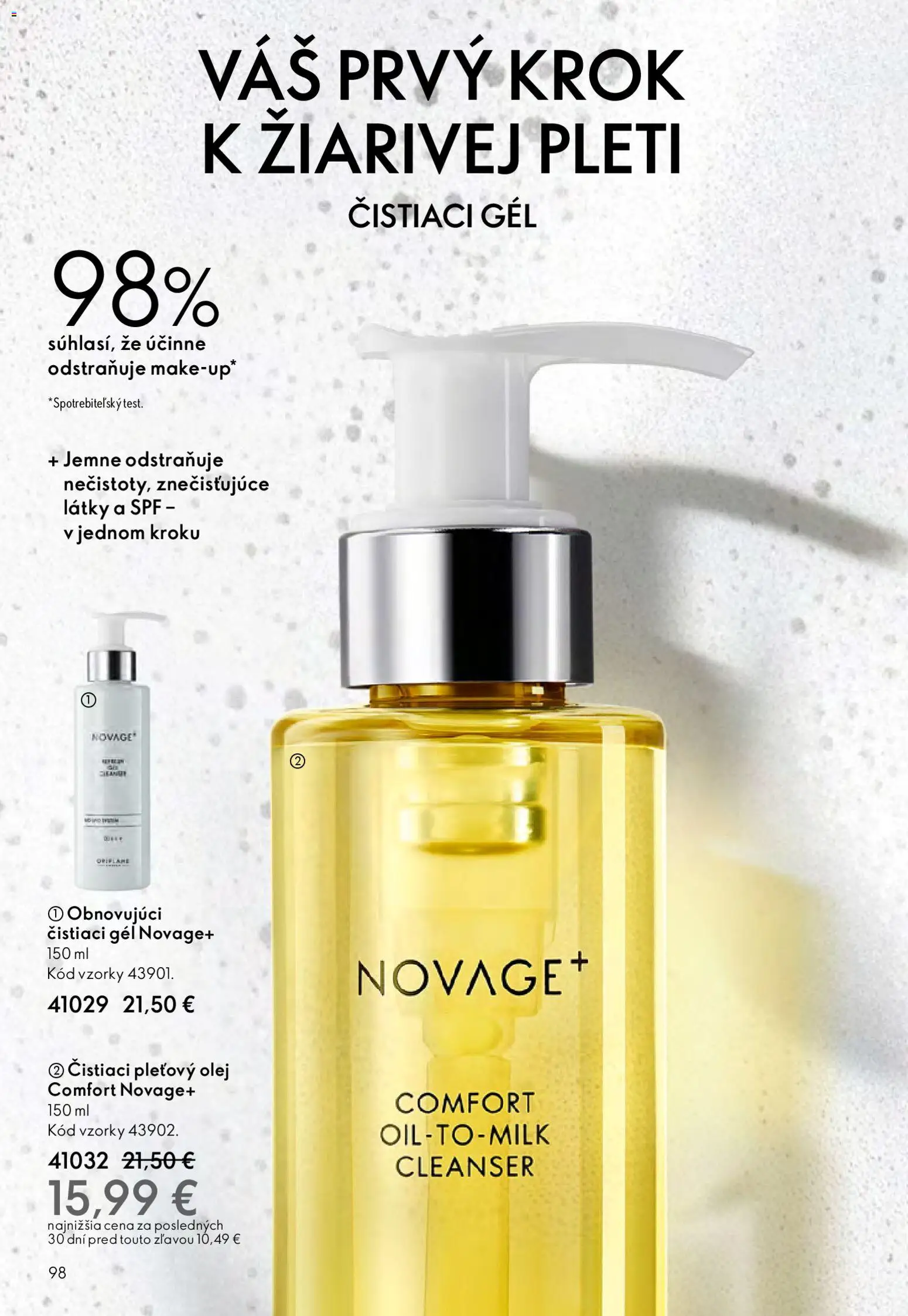 Nové Oriflame akcie – leták je platný od 03.12.2025 | Strana: 98 | Produkty: Olej