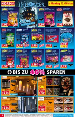 Norma Flugblatt ab 13.10.2025 gültig | Seite: 8 | Produkte: Ketchup, Salz, Himbeere, Schokolade