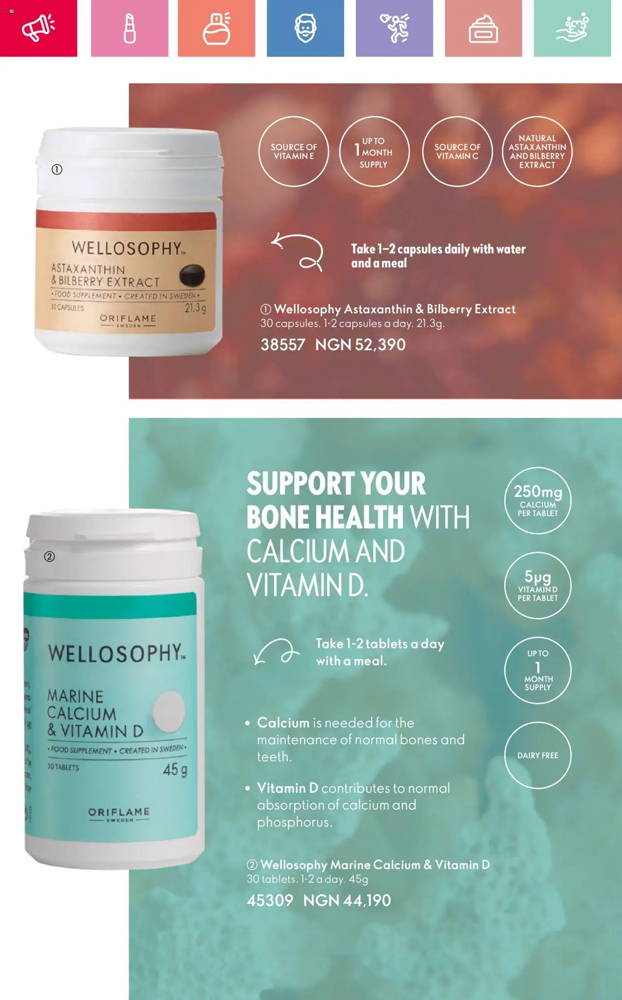 Oriflame -Catalogue valid from 01.04.2025 | Page: 76 | Products: Tablet, Čokoladni napitci, Water