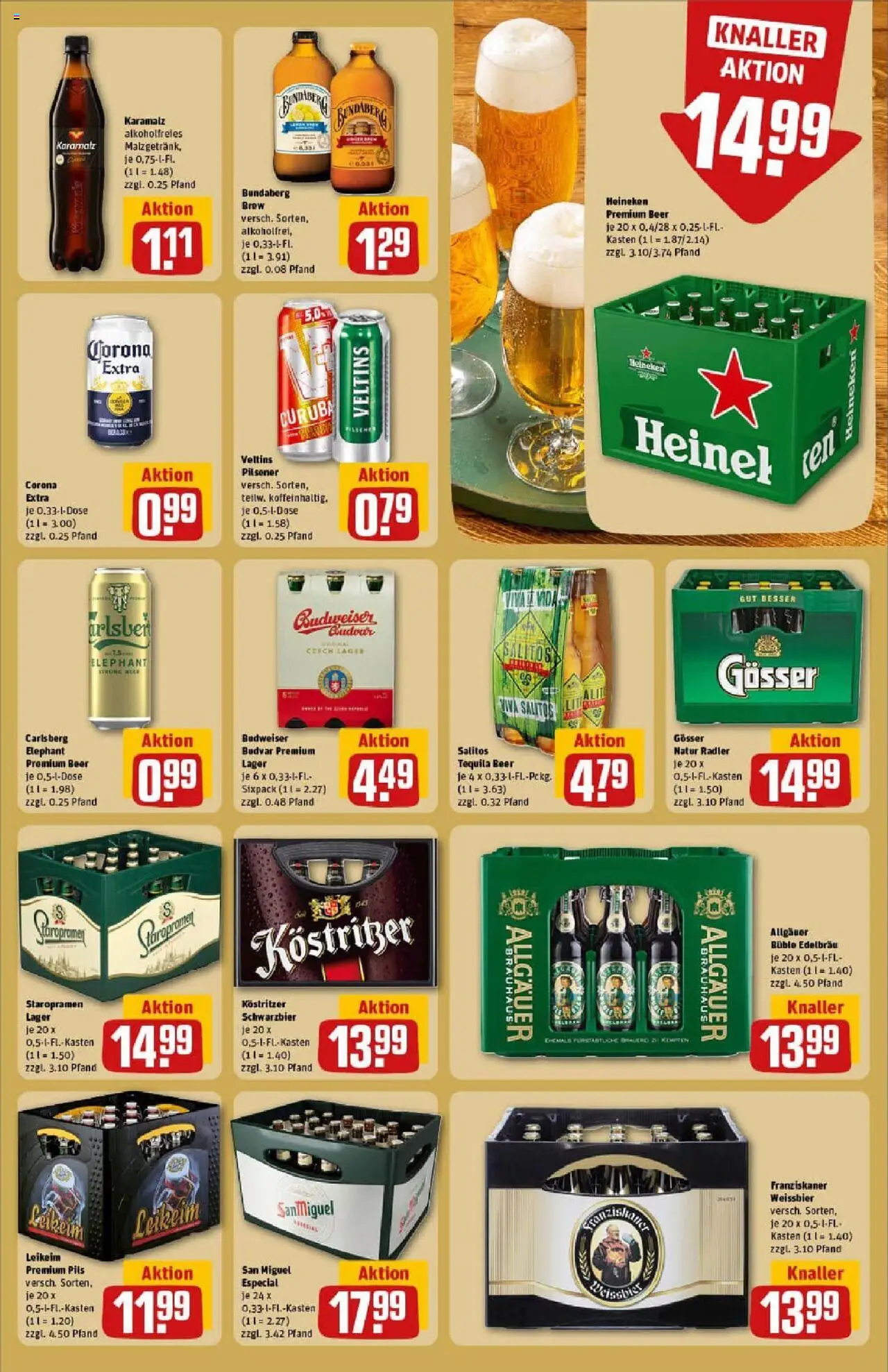 Rewe prospekt Butzbach	 - gültig ab dem 29.06.2025 | Seite: 25 | Produkte: Weißbier, Tequila, Budweiser, Veltins